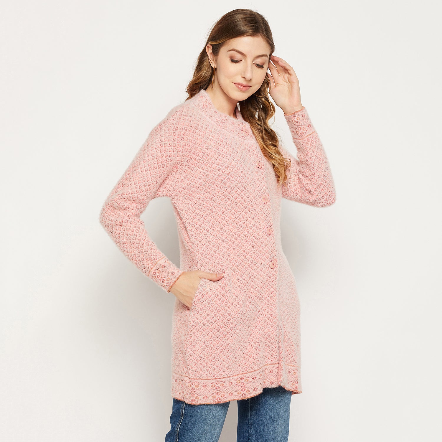 Duke Urban Women Full Sleeve Cardigan (SDS9653)