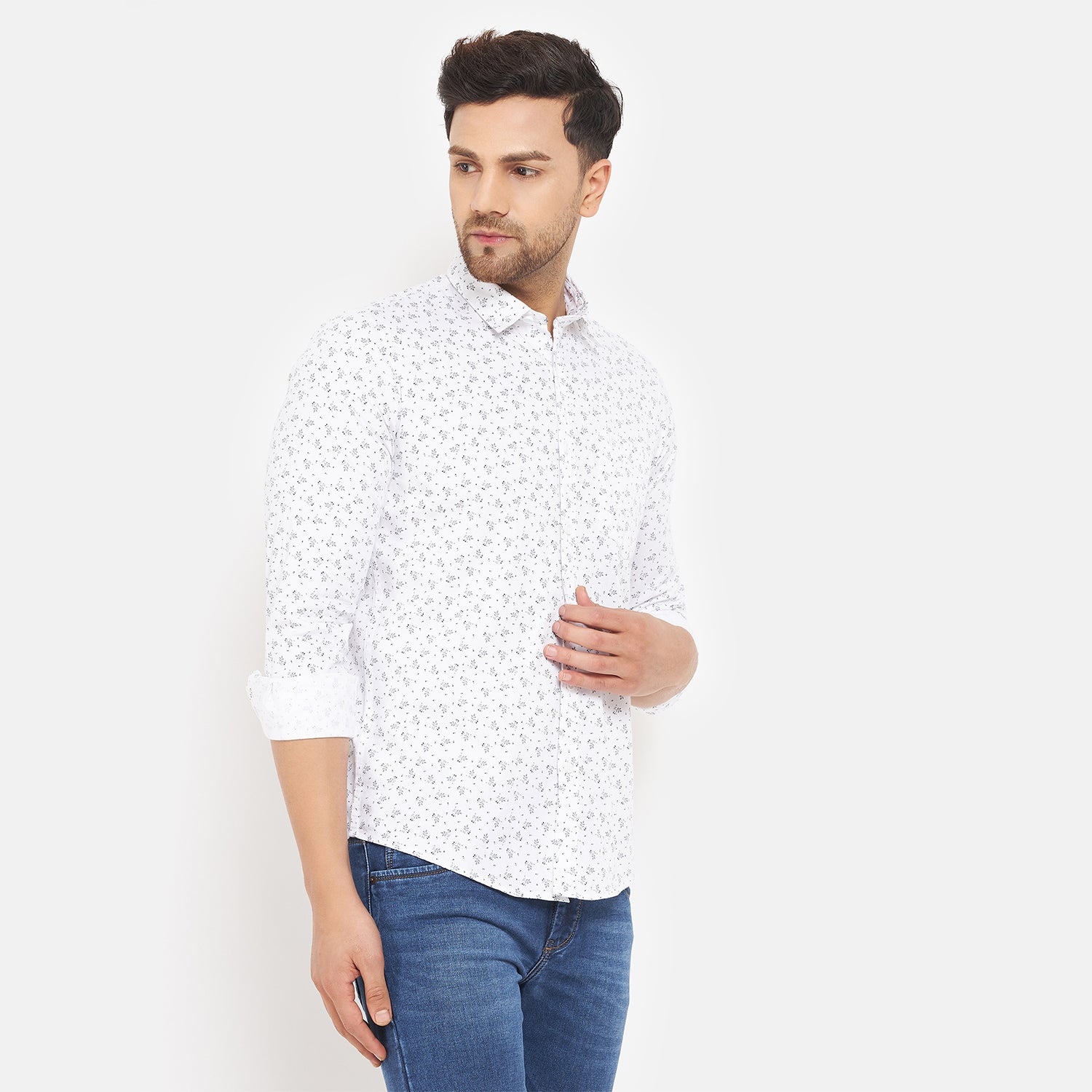 Duke Urban Men Full Sleeve Cotton Shirt (SDO7PRTG)