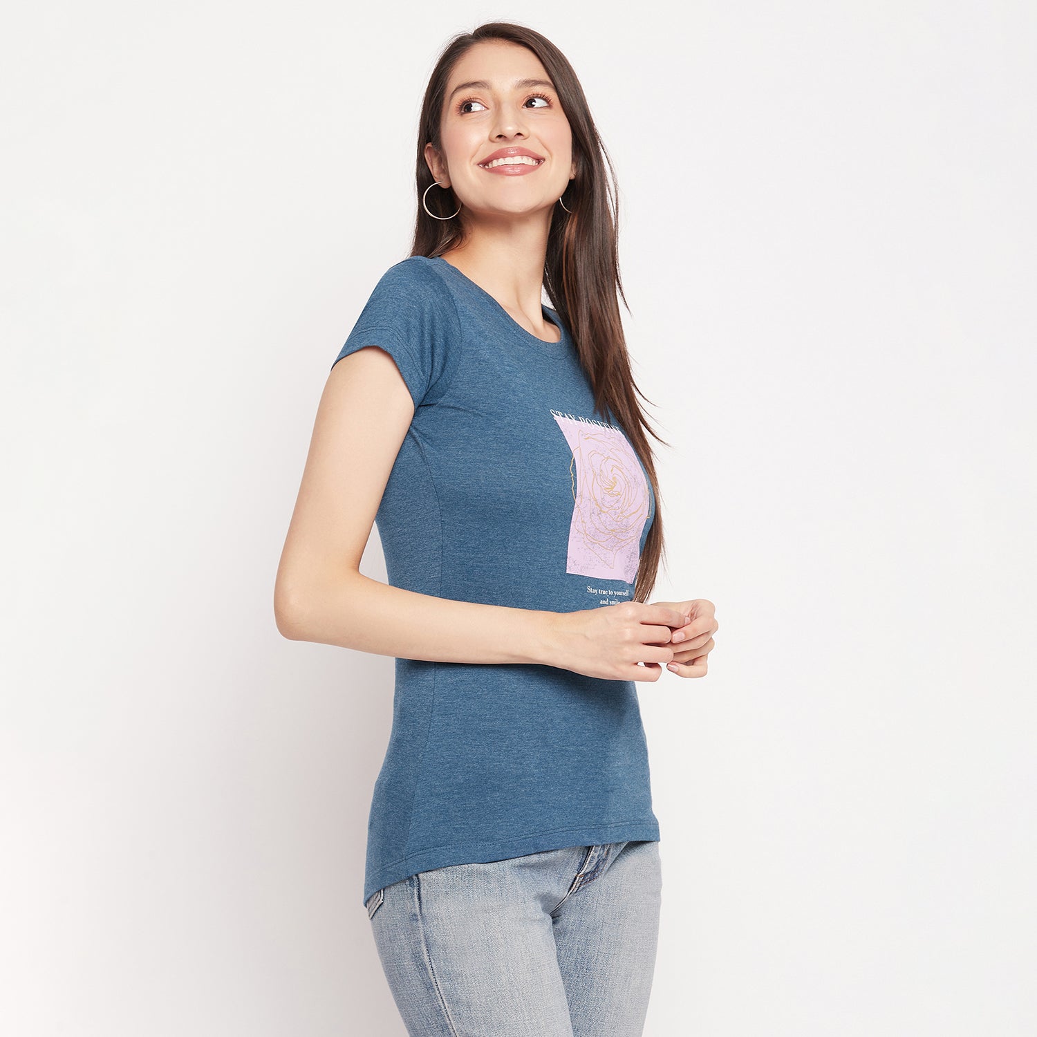 Duke Urban Women Short Sleeve Round Neck Top (LFX124)