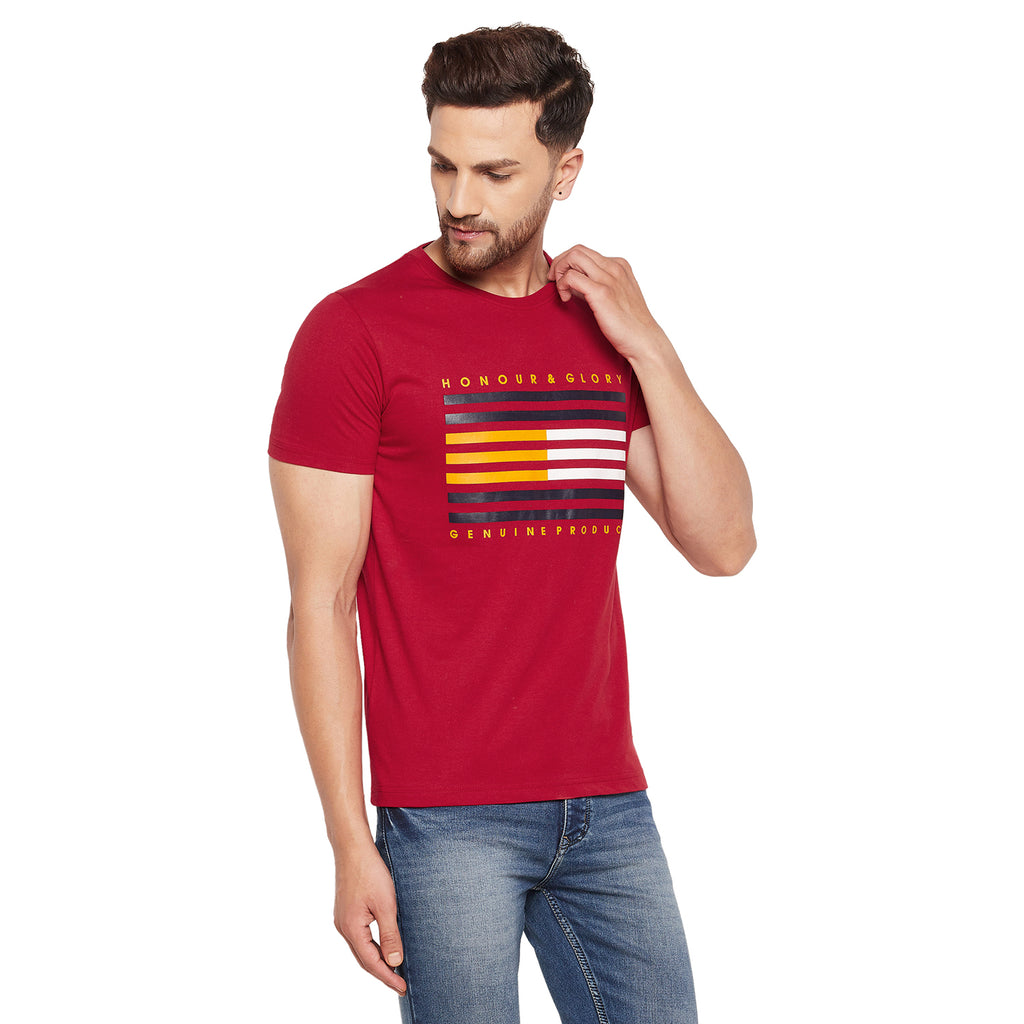 Duke Stardust Men Half Sleeve Cotton T-shirt (LF5432)