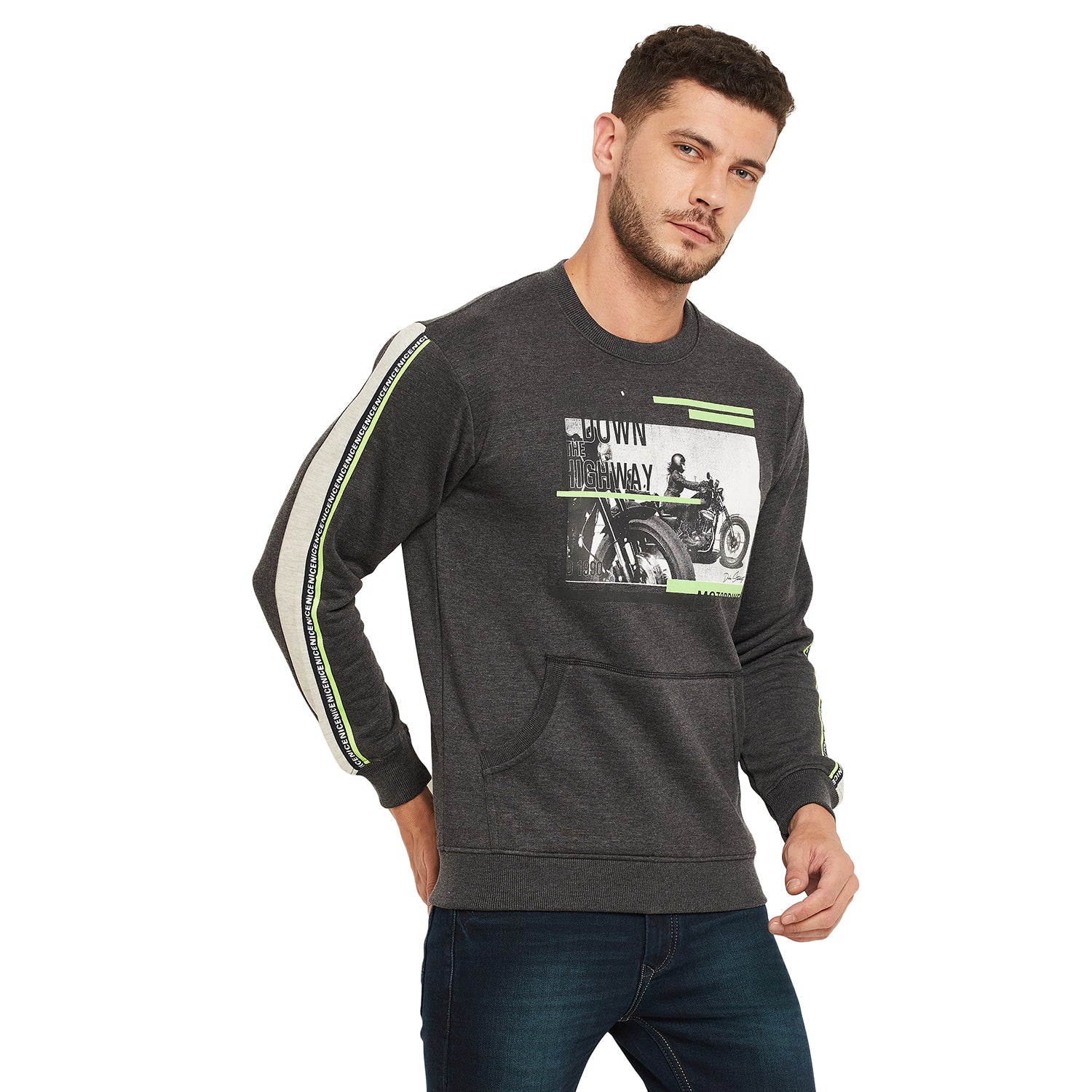 Duke Urban Men Round Neck Sweatshirt (LF3621)