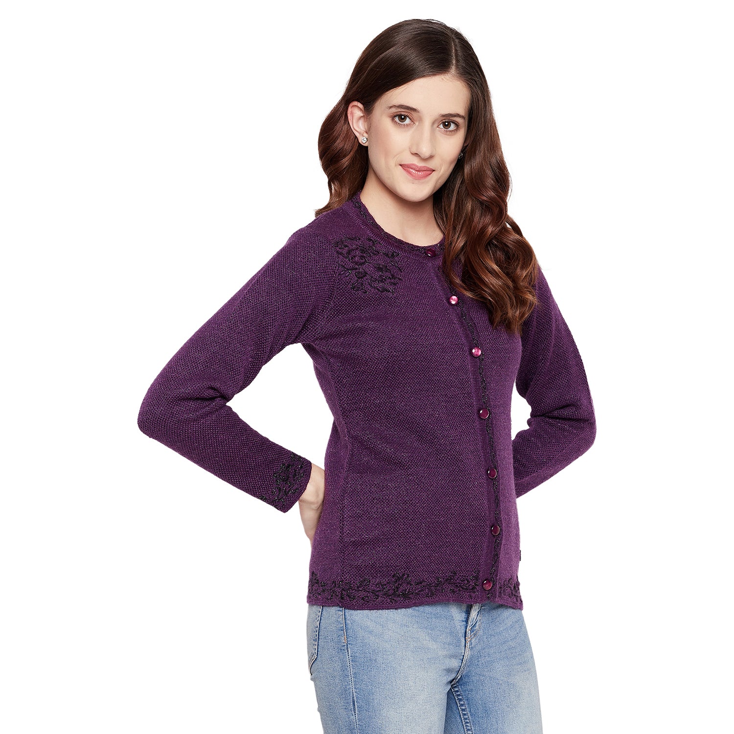 Duke Urban Women Full Sleeve Cardigan (SDS9609)