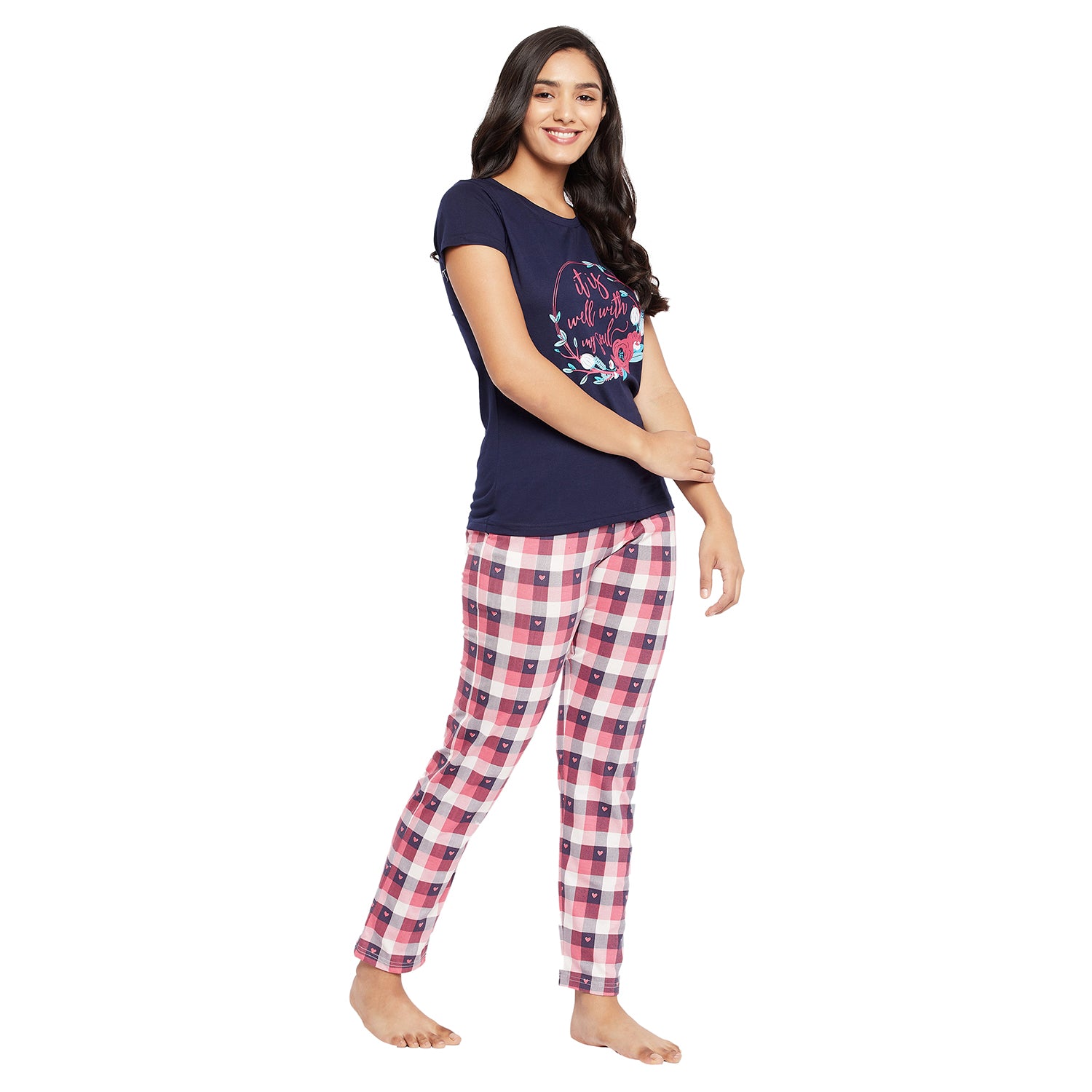 Duke Stardust Women Printed Top & Lower Set (LFX854)
