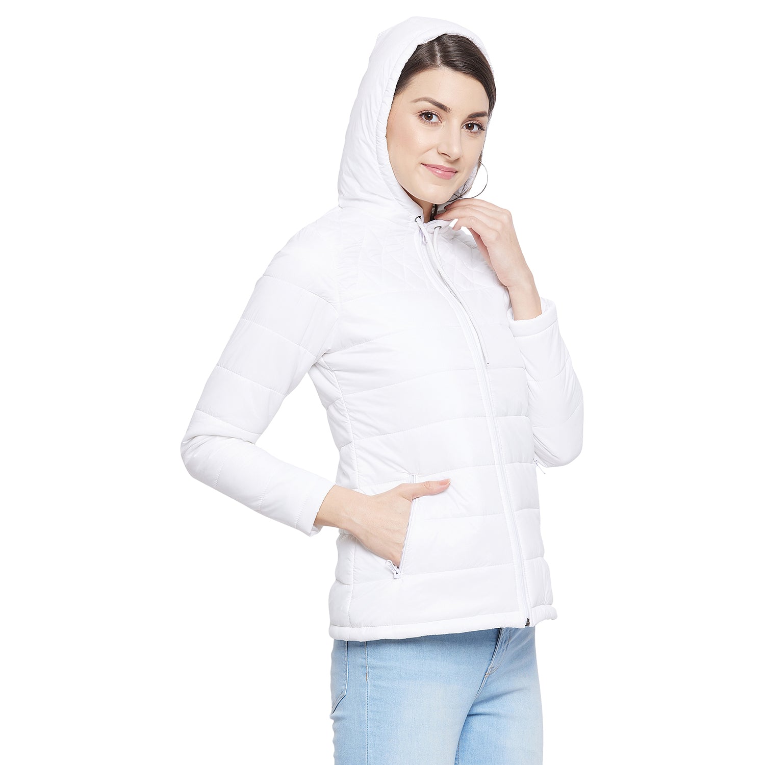Duke Stardust Women Full Sleeve Quilted Jacket (SDZ6755)