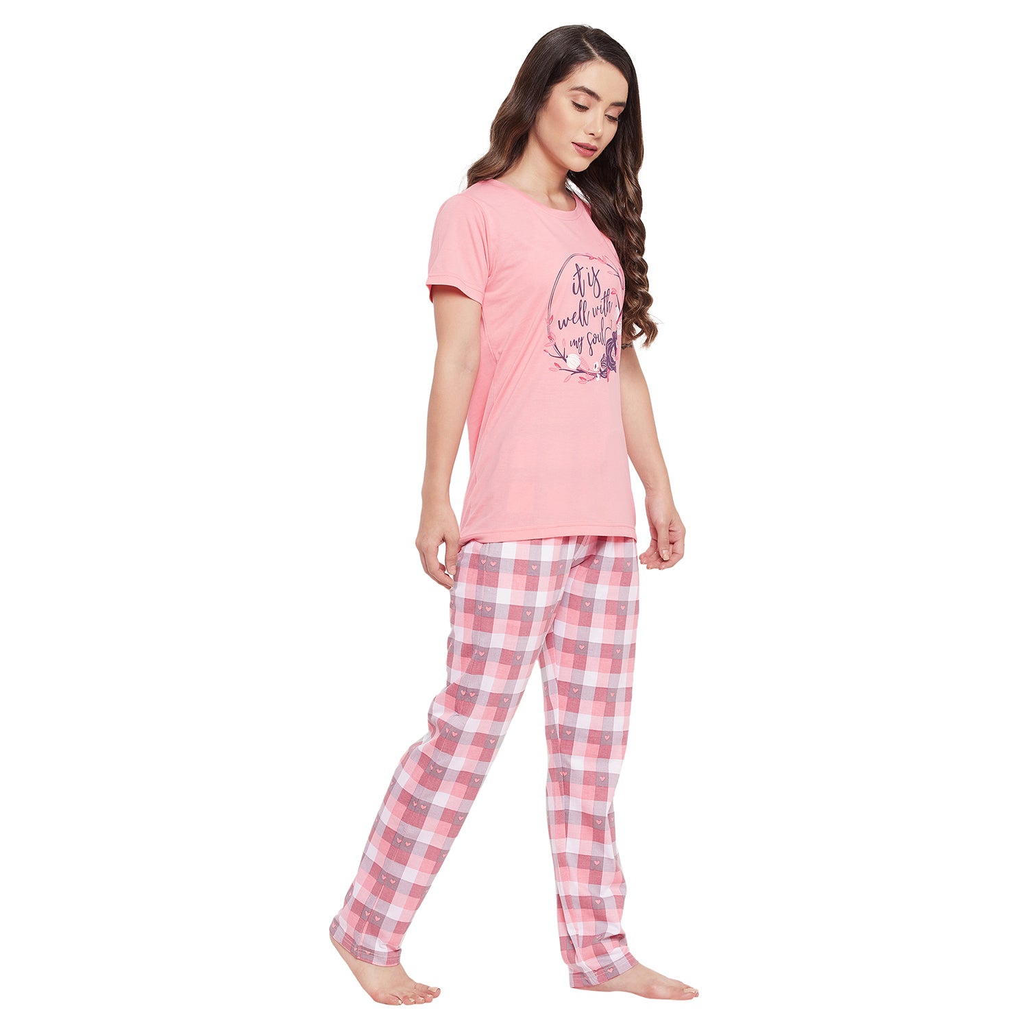 Duke Stardust Women Printed Top & Lower Set (LFX854)
