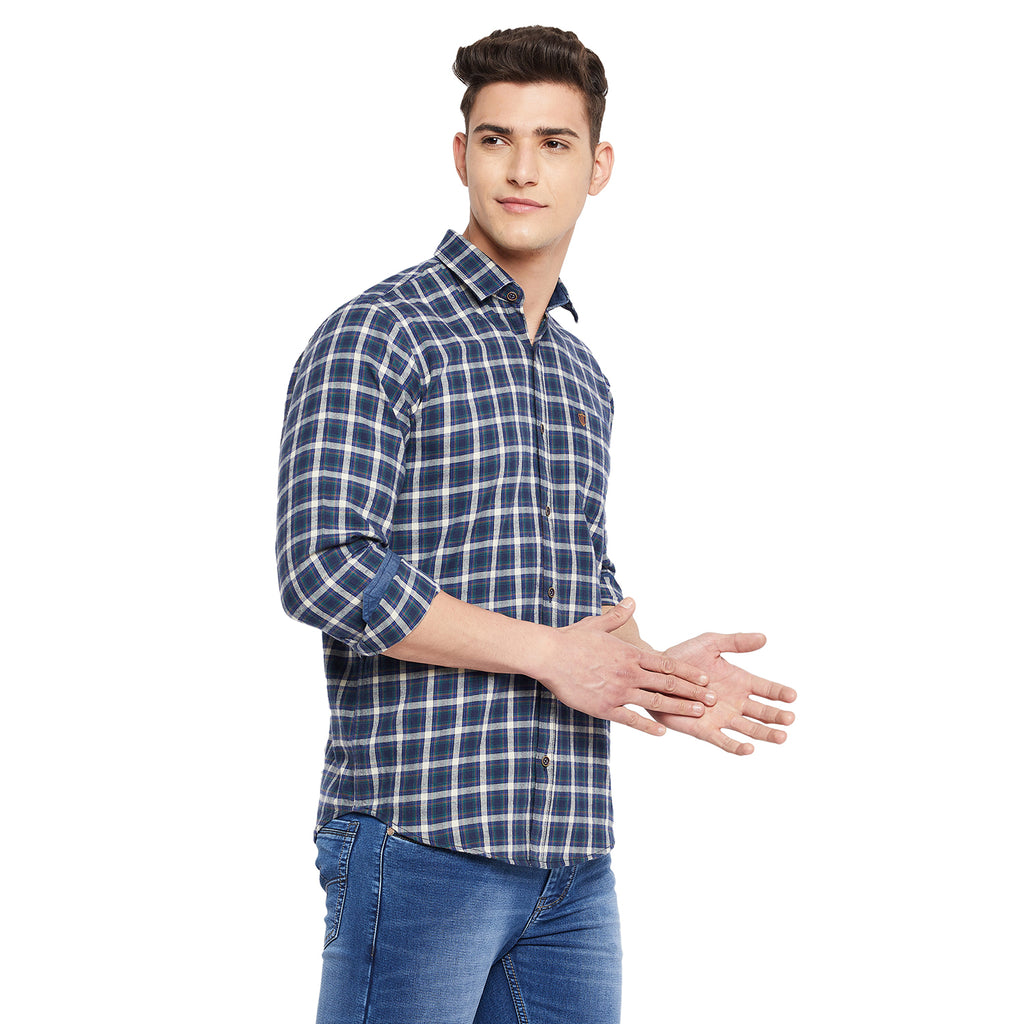 Duke Stardust Men Full Sleeve  Cotton Shirt (SDO7CKVQ)