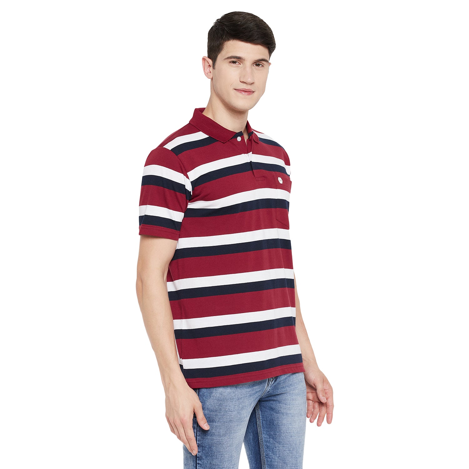 Duke Stardust Men Half Sleeve Cotton T-Shirt (MTLF343)