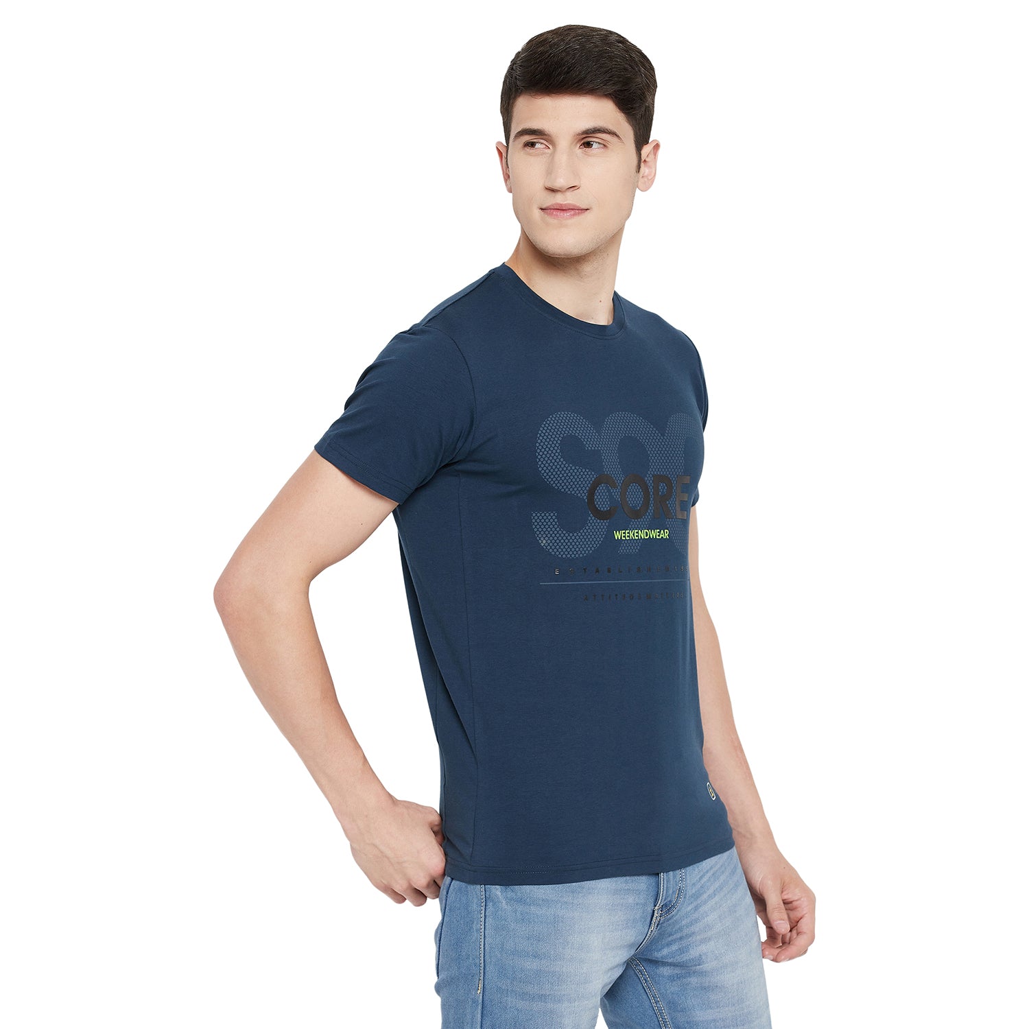 Duke Stardust Men Half Sleeve Cotton T-shirt (LF5233)