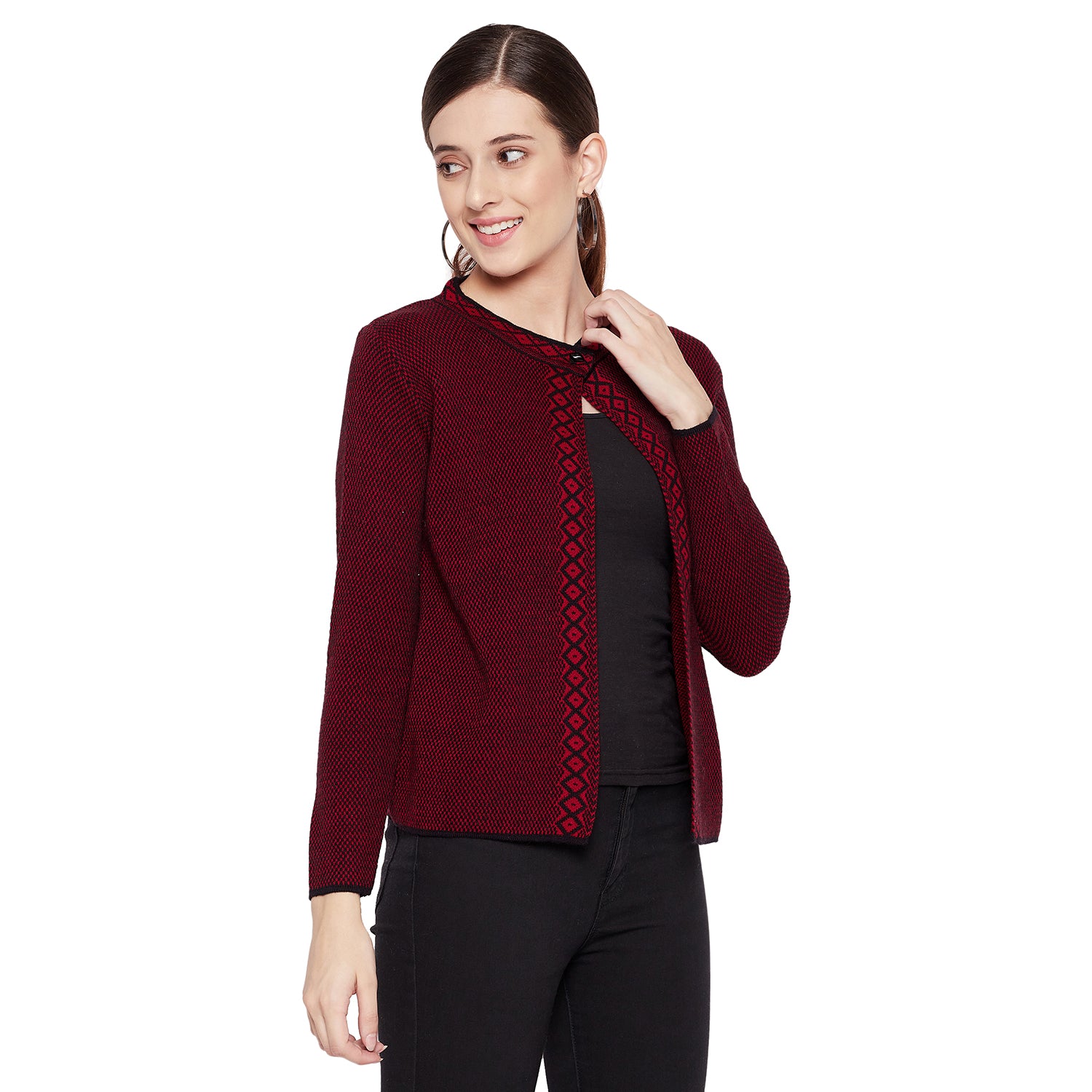 Duke Urban Women Full Sleeve Cardigan (SDS1056)