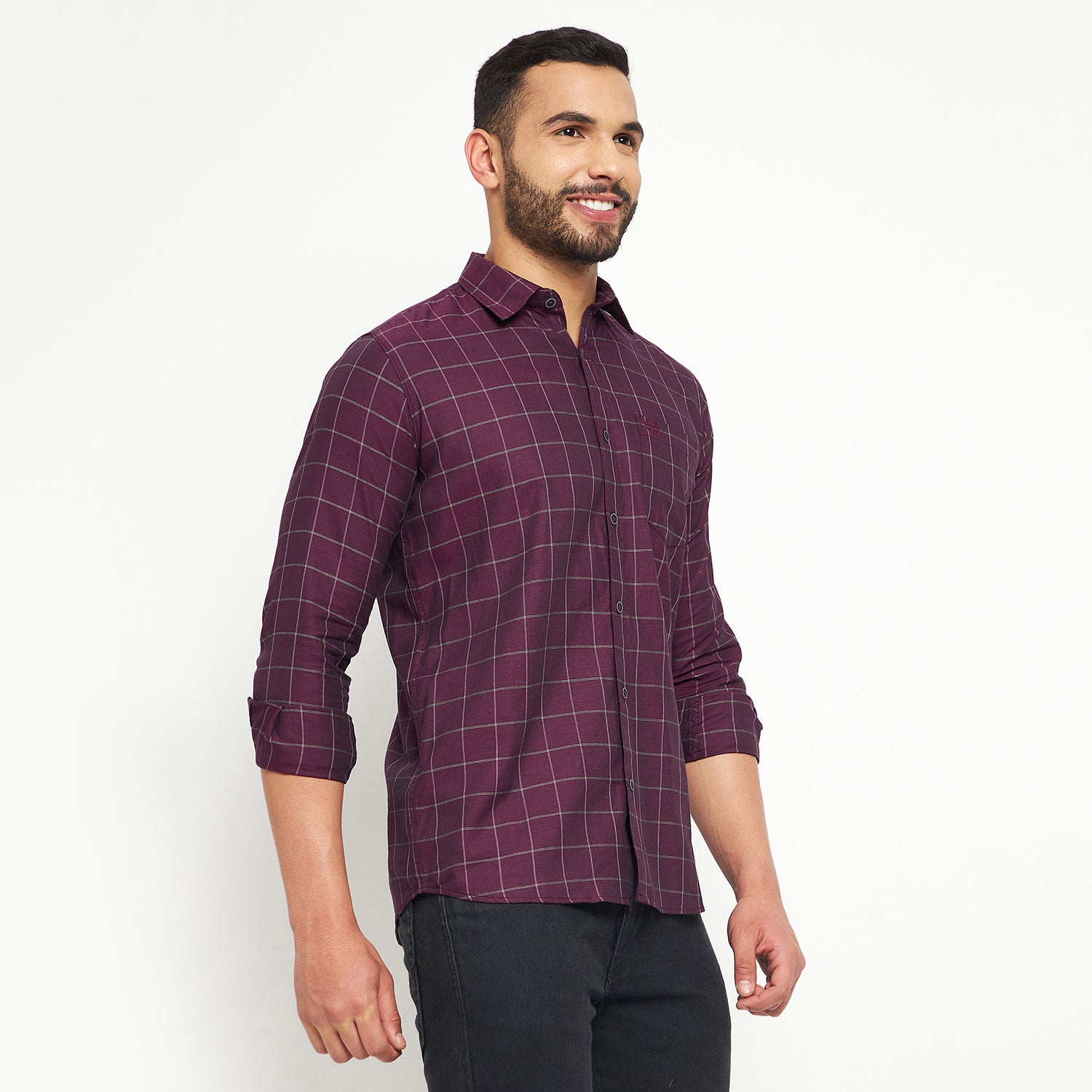 Duke Stardust Men Full Sleeve Cotton Shirt (SDO6CKL)