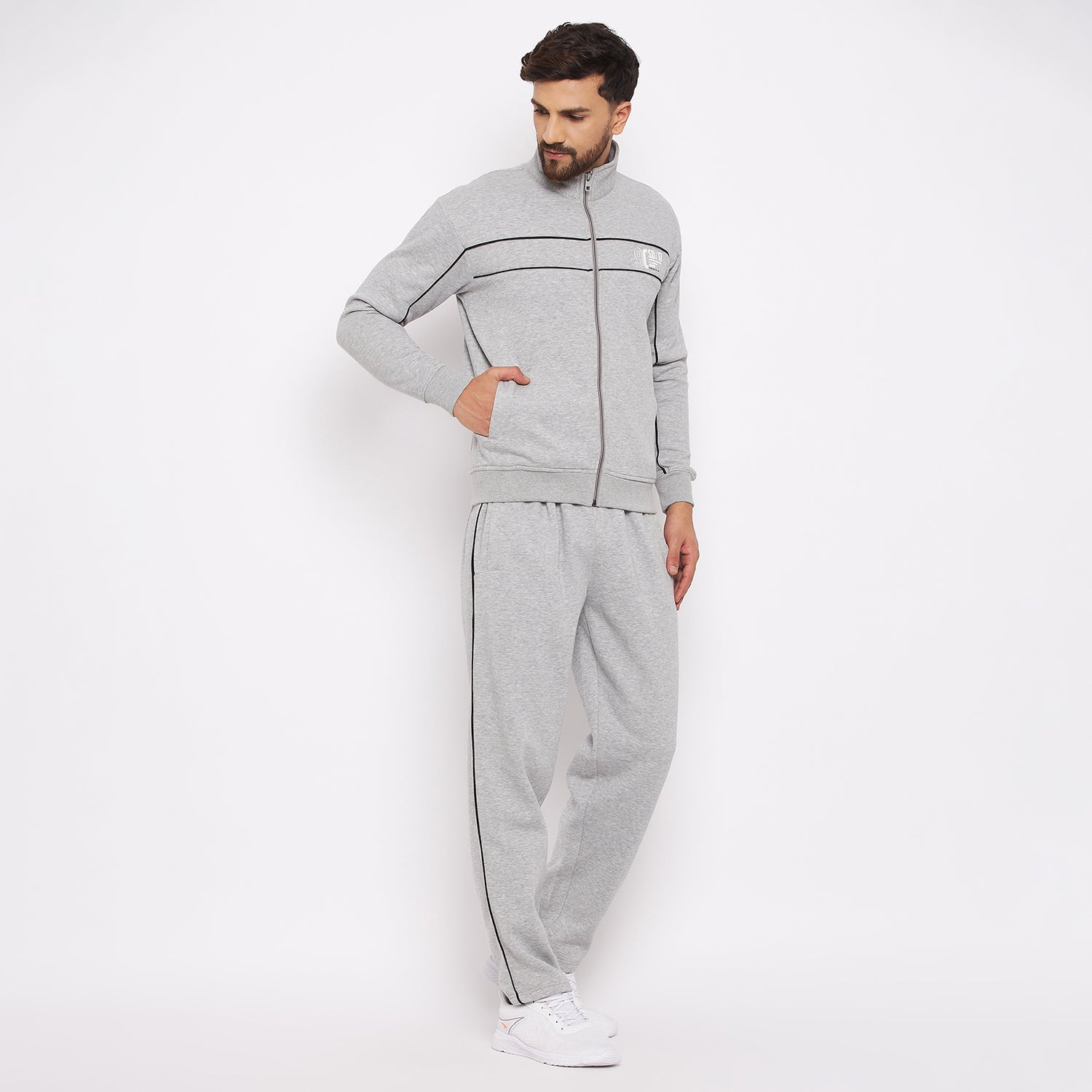 Duke Urban Men Zipper Regular Track Suit (LF3717)