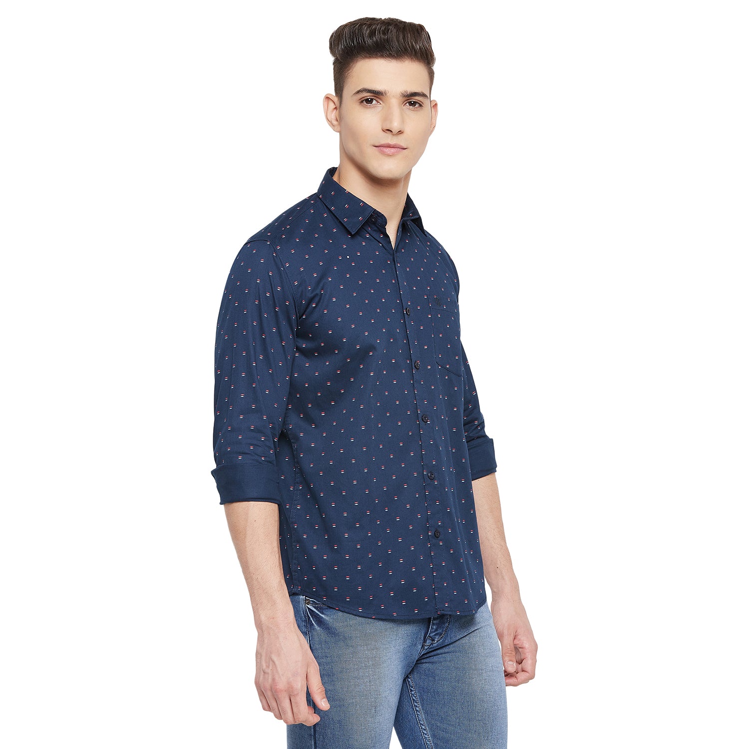 Duke Urban Men Full Sleeve Cotton Shirt (SD7PRTCQ)