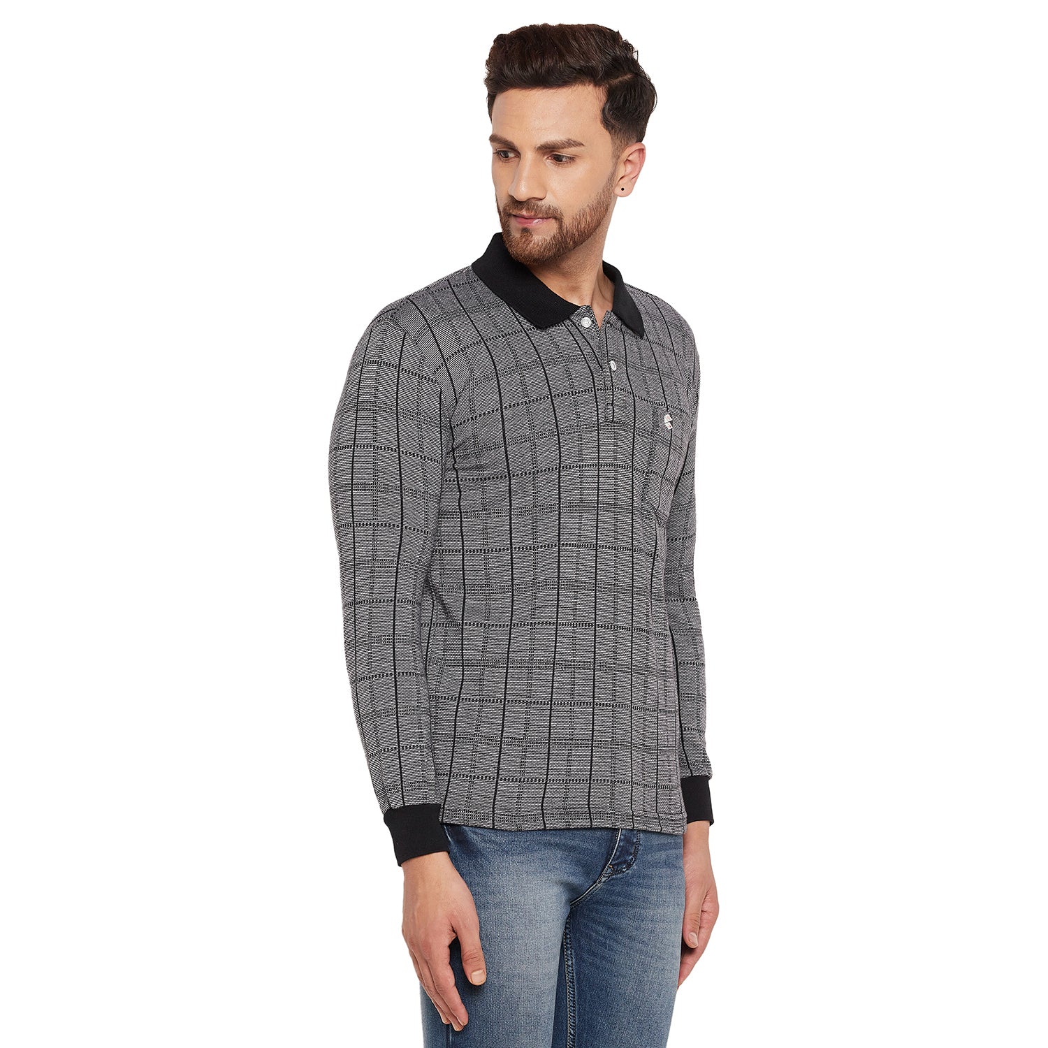 Duke Stardust Men Full Sleeve Cotton T-shirt (LF3956)