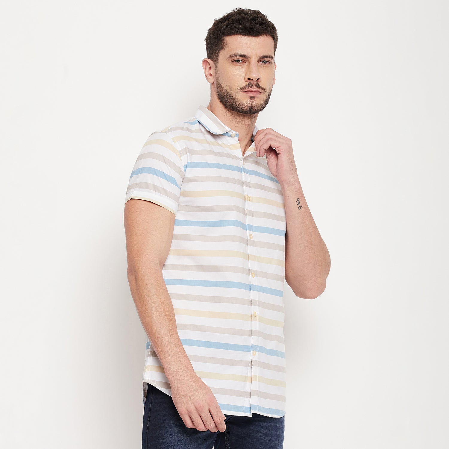 Duke Stardust Men Half Sleeve Cotton Shirt (SDO6963R)