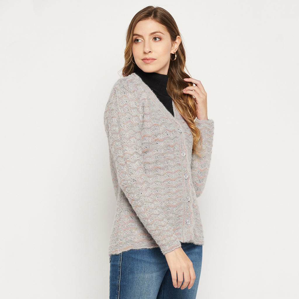 Duke Stardust Women Full Sleeve Cardigan (SDS9739)