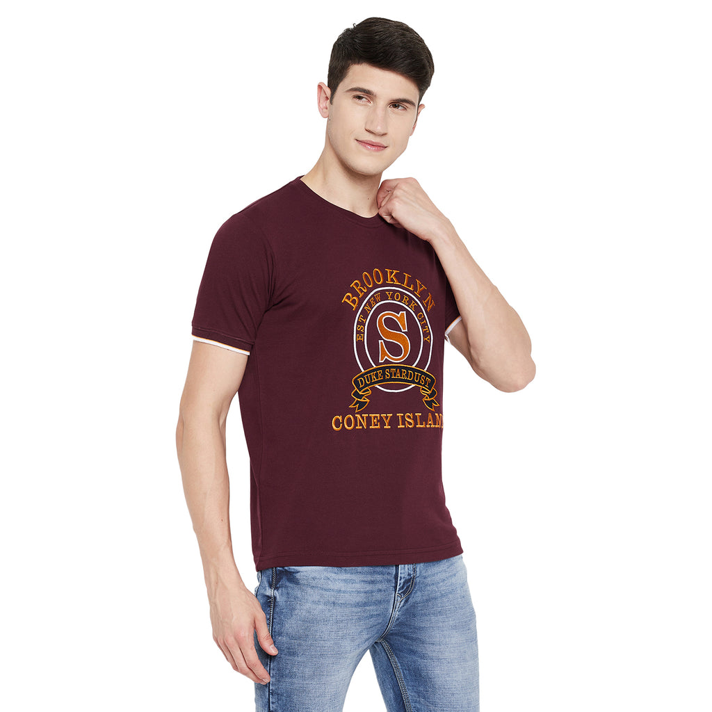 Duke Stardust Men Half Sleeve Cotton T-shirt (LF5240)