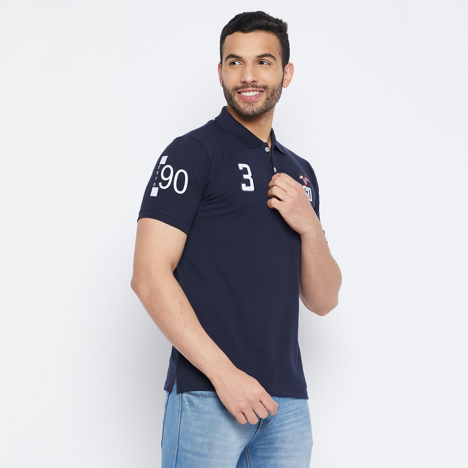 Duke Stardust Men Half Sleeve Cotton T-shirt (LF7040)