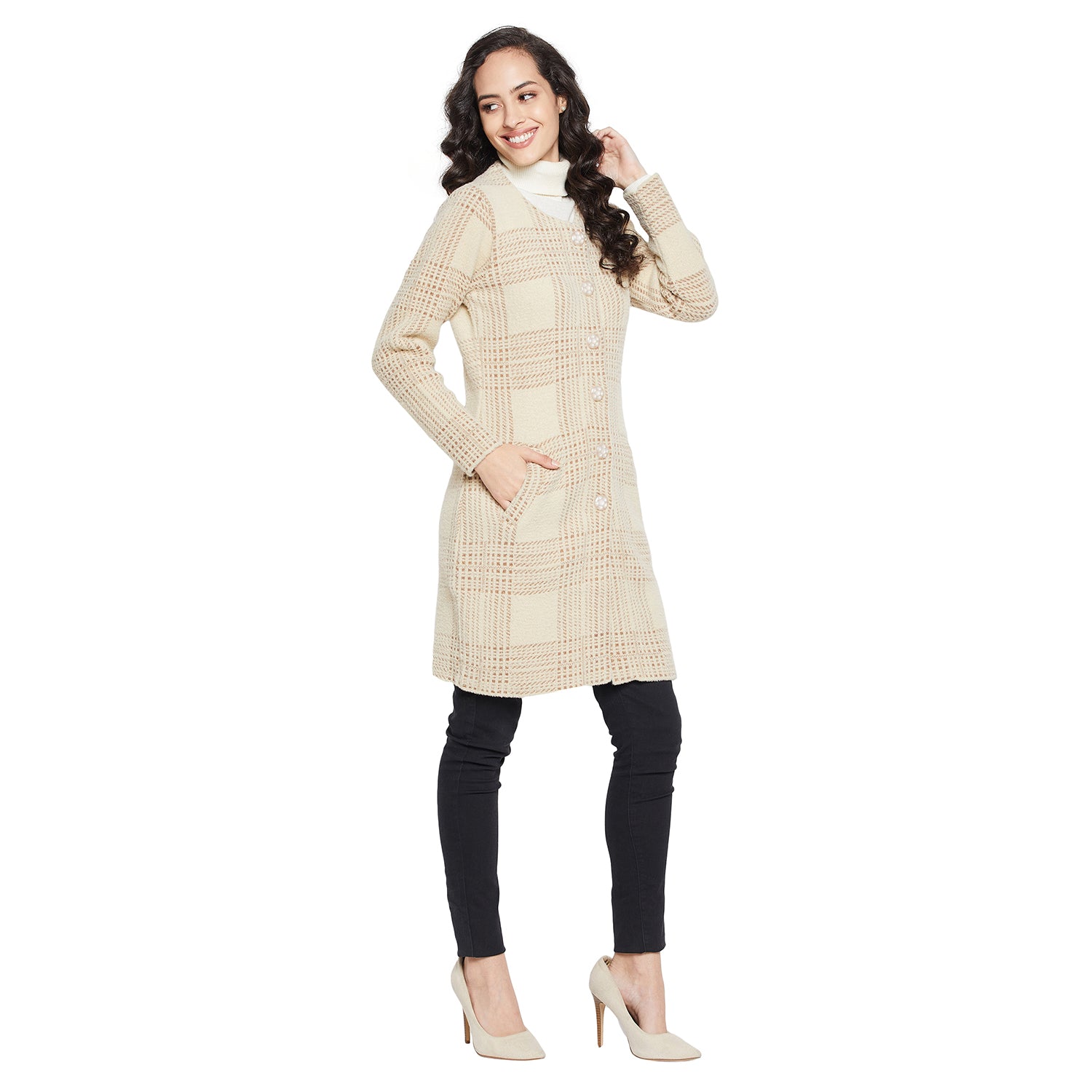 Duke Urban Women Full sleeve Round Neck Cardigan (SDS1099)
