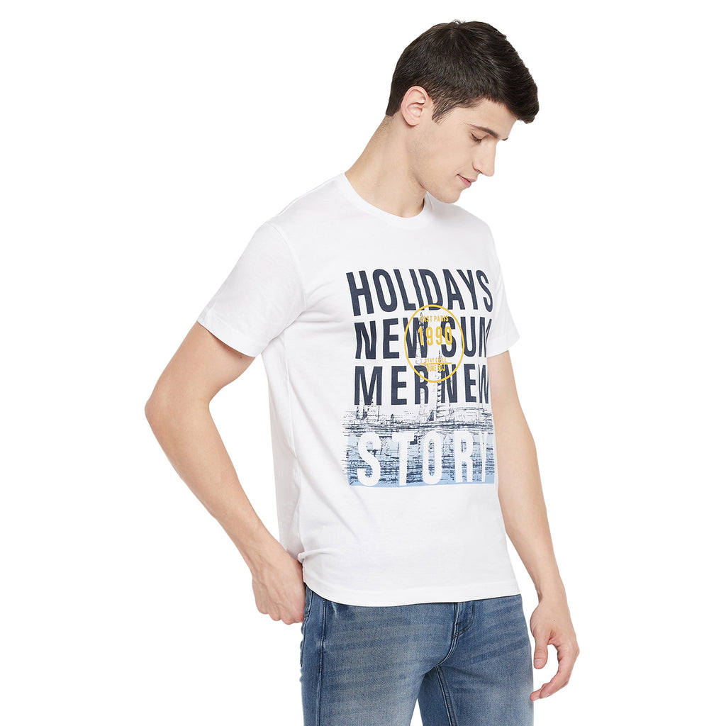 Duke Stardust Men Half Sleeve Cotton T-shirt (LF5287)