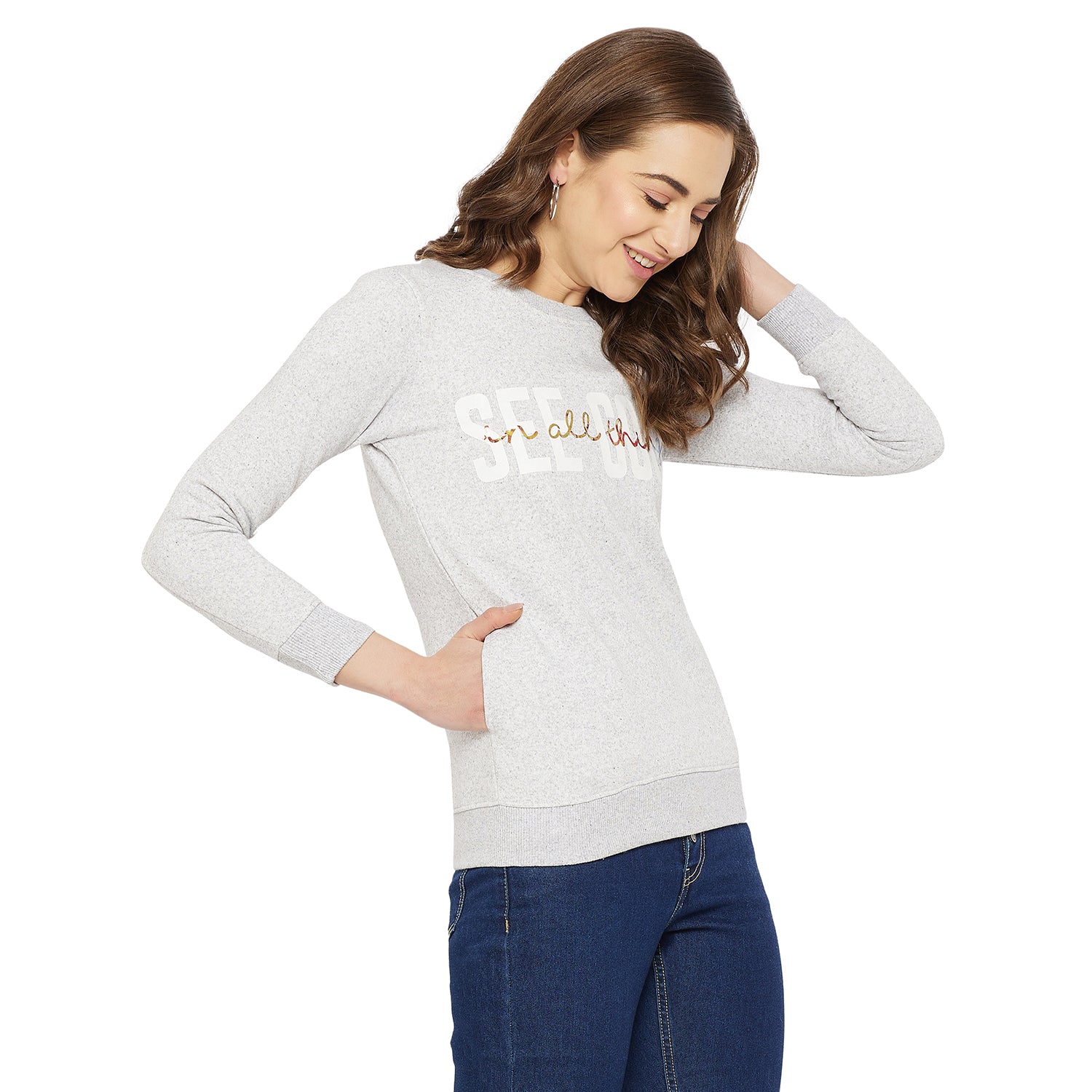 Duke Urban Women Round Neck Sweatshirt (LFX765)
