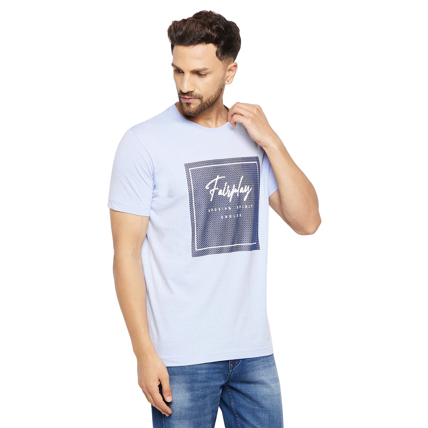 Duke Urban Men Half Sleeve Cotton T-shirt (LF5443)