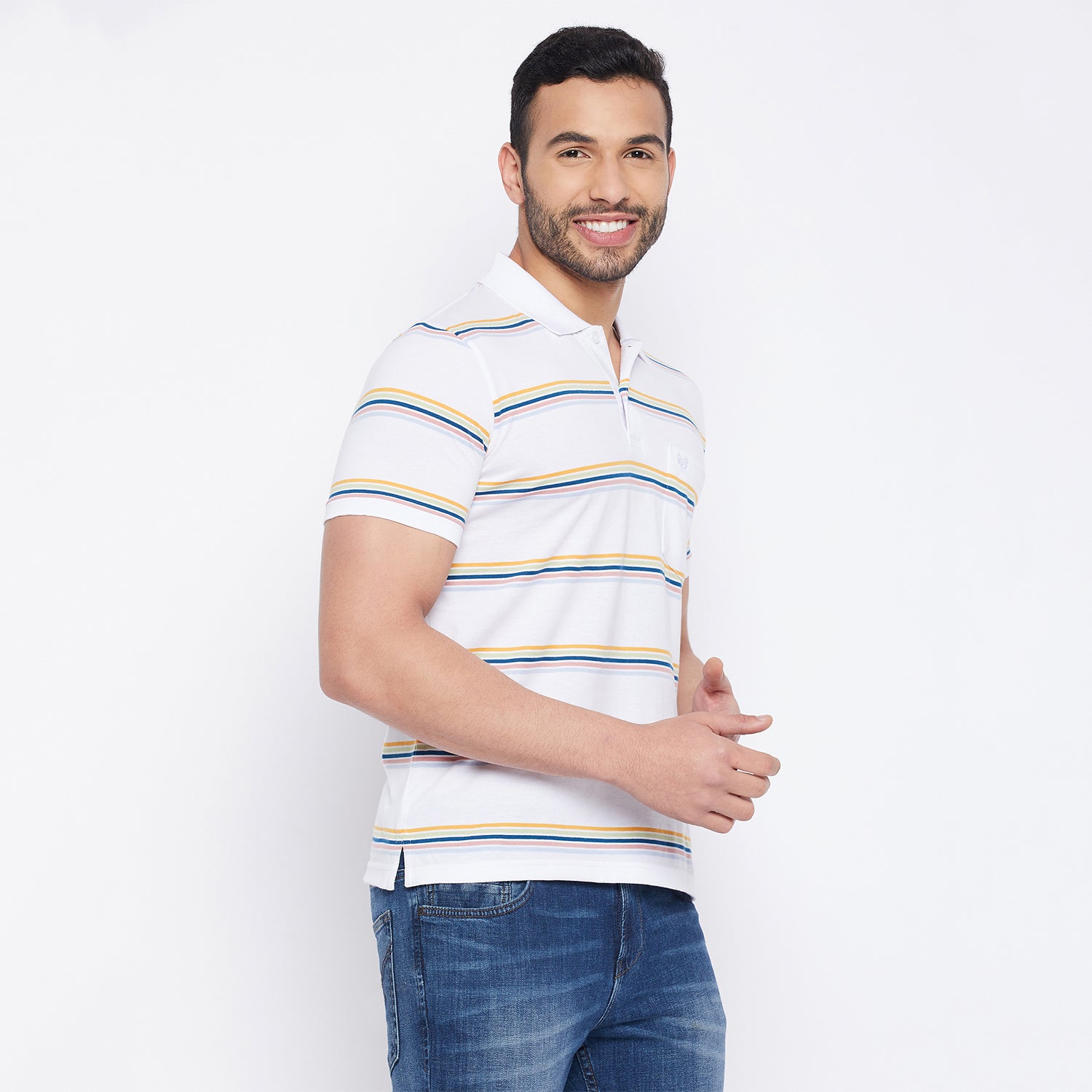 Duke Stardust Men Half Sleeve Cotton T-shirt (LF5805)
