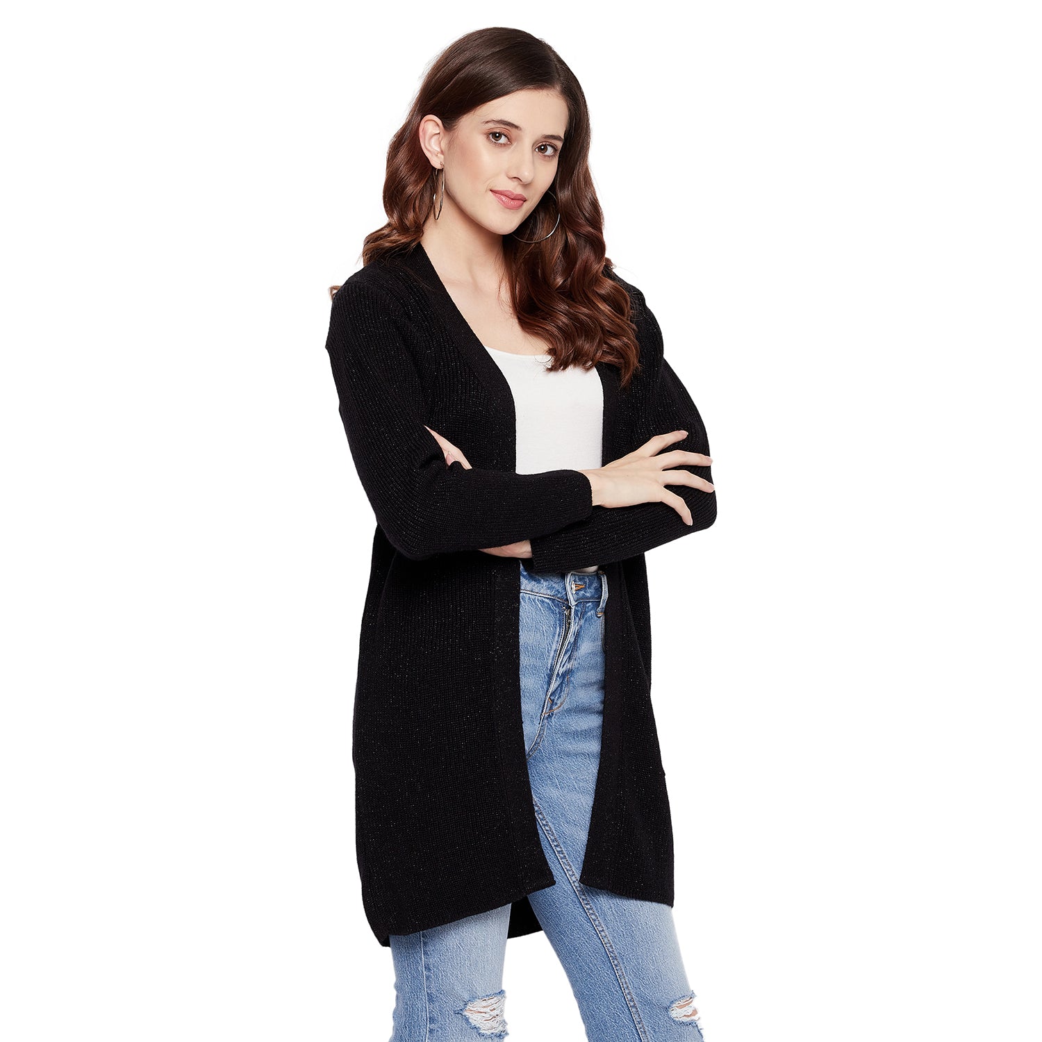 Duke Urban Women Full Sleeve Shrug (SDS9668)