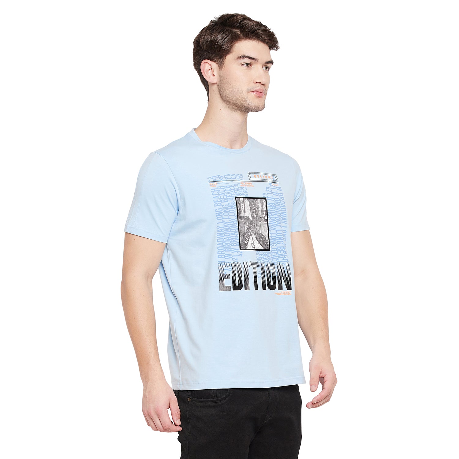 Duke Stardust Men Half Sleeve Cotton T-shirt (LF5285)