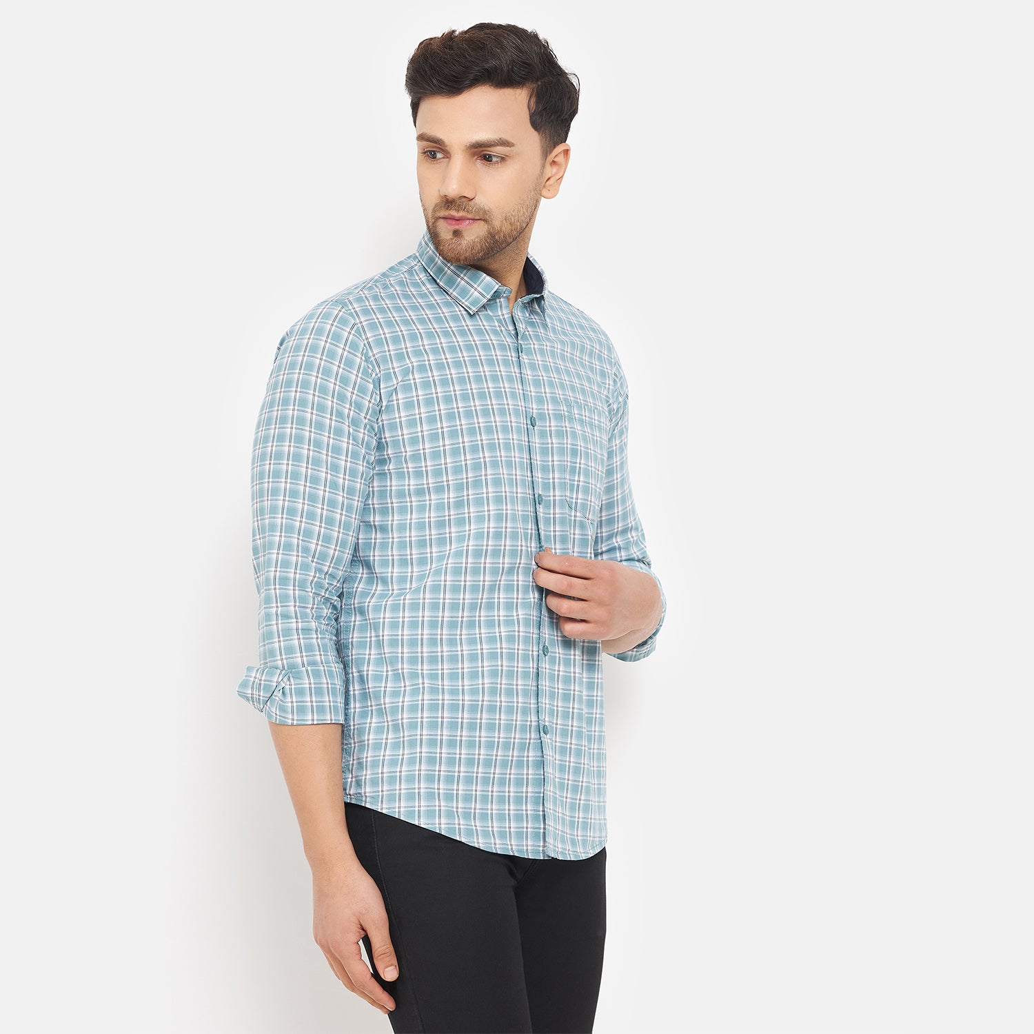 Duke Urban Men Full Sleeve Cotton Shirt (SDO7CKTY)
