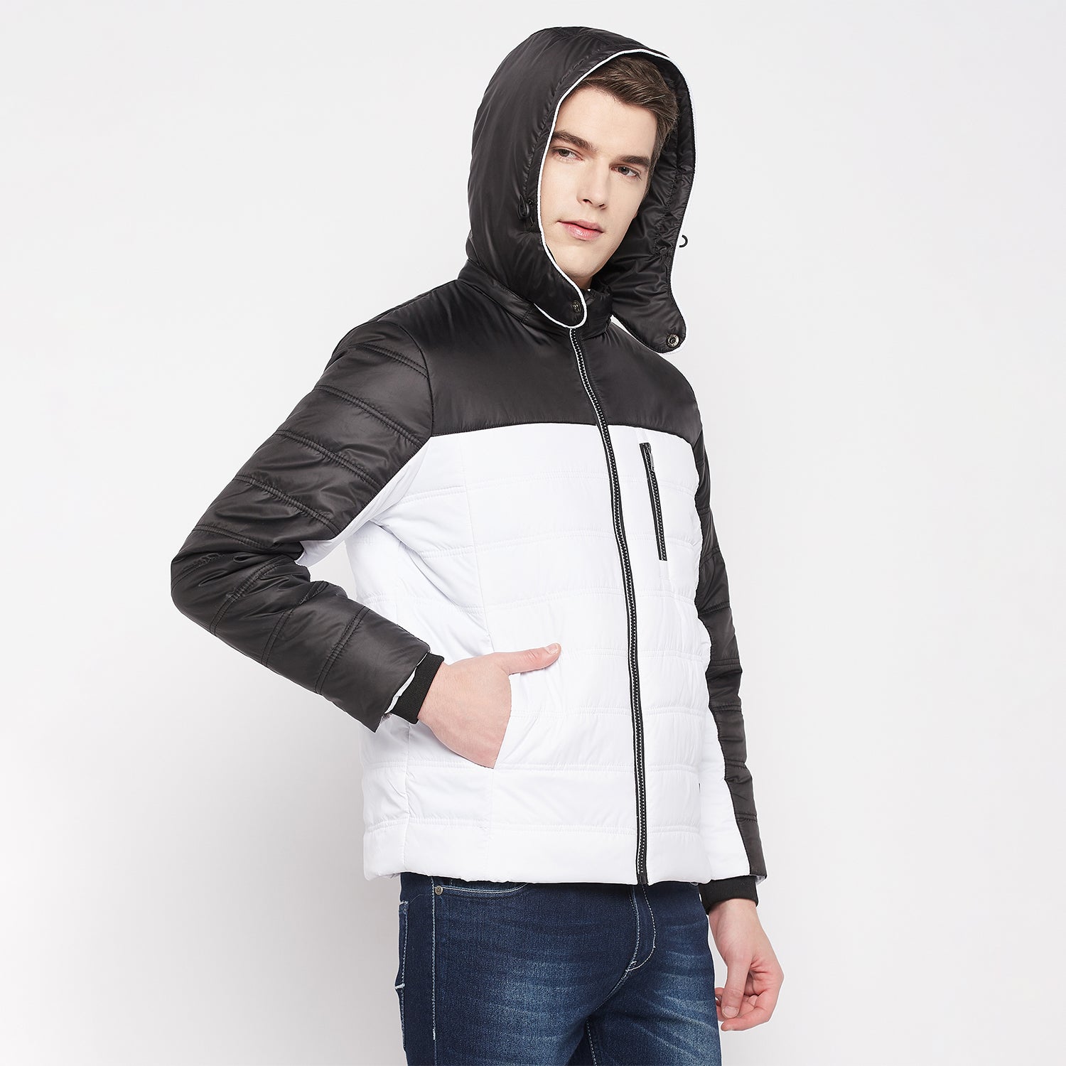 Duke Urban Men Full Sleeve Hooded Jacket (SDZ1071)