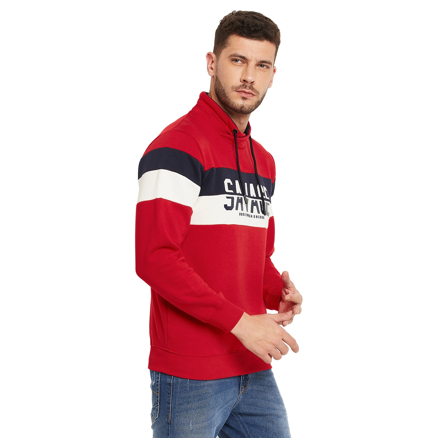 Duke Stardust Men Cowl Neck Sweatshirt (LF3685)