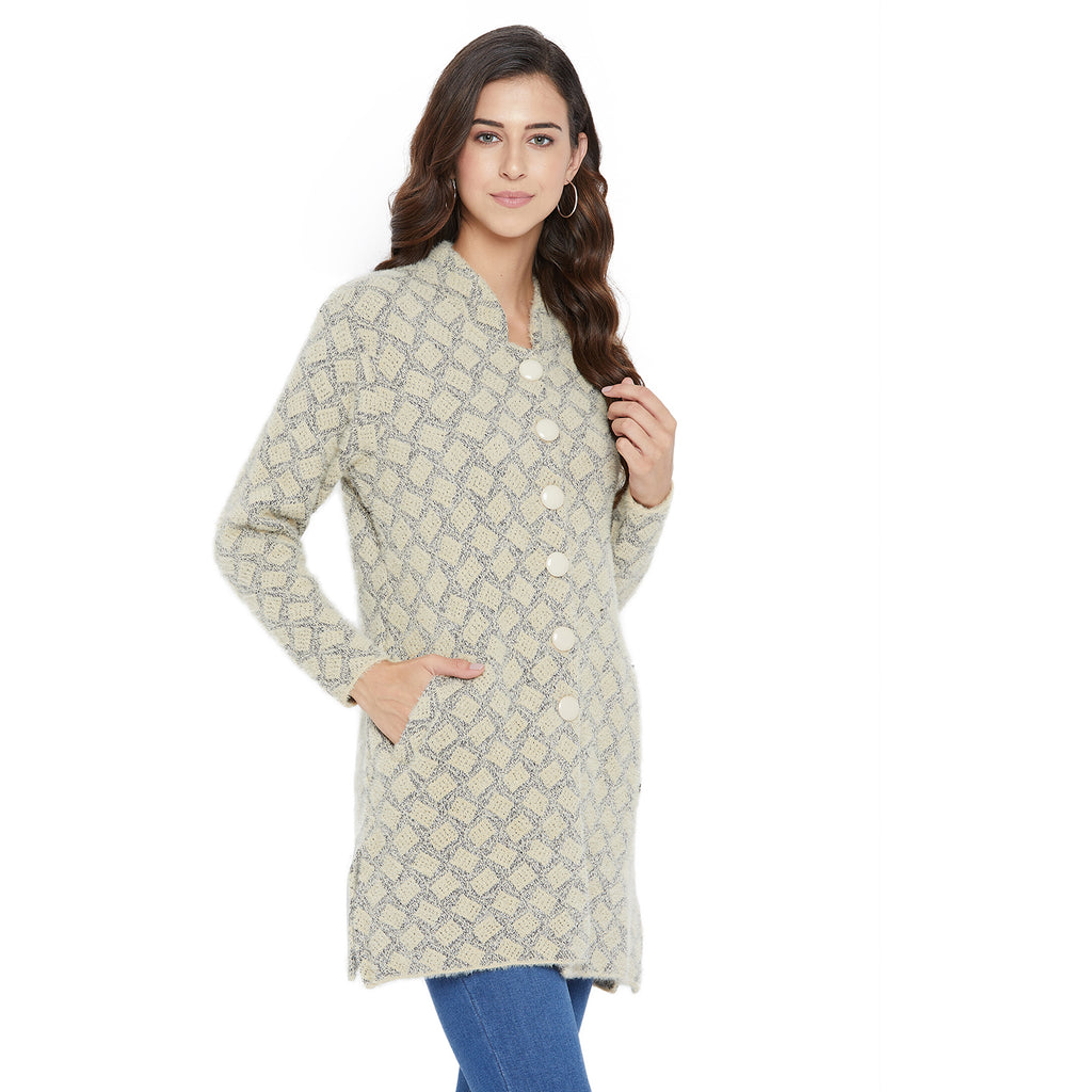Duke Urban Women Full Sleeve Long Cardigan (SDS971)