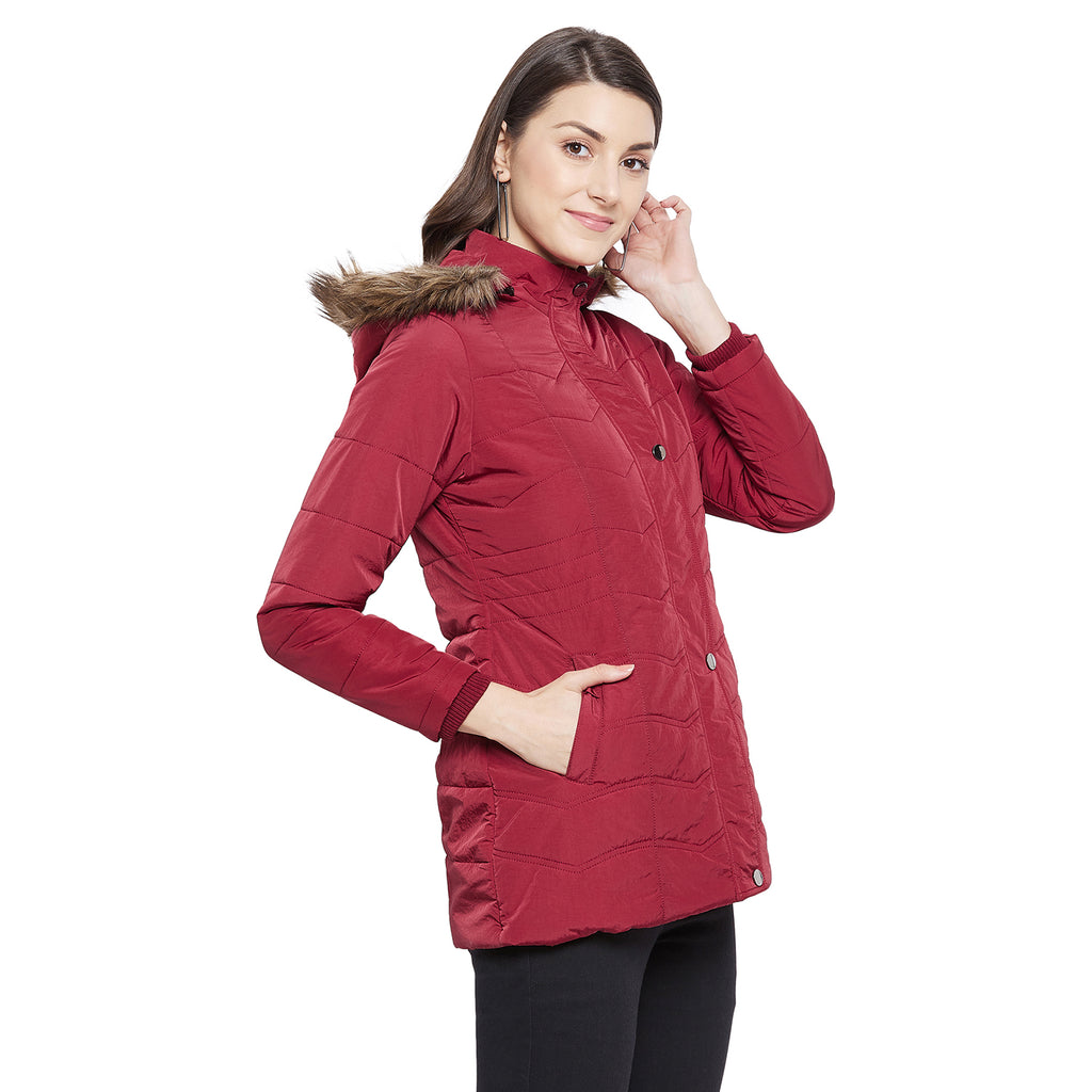 Duke Stardust Women Full Sleeve Padded Jacket (SDZ6691)