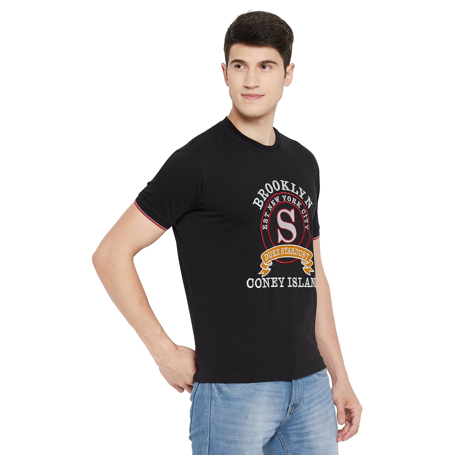 Duke Stardust Men Half Sleeve Cotton T-shirt (LF5240)