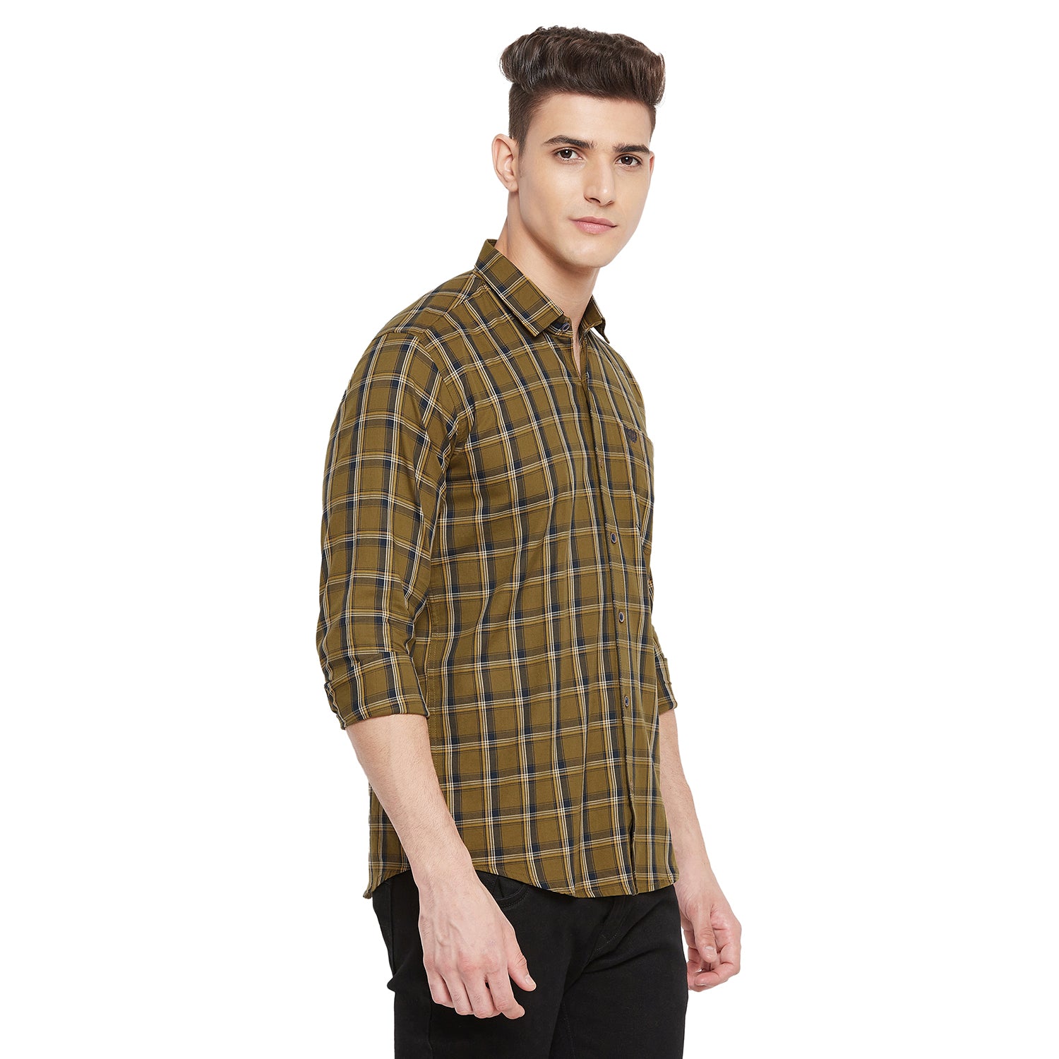 Duke Stardust Men Full Sleeve Cotton Shirt (SDO6CKE)