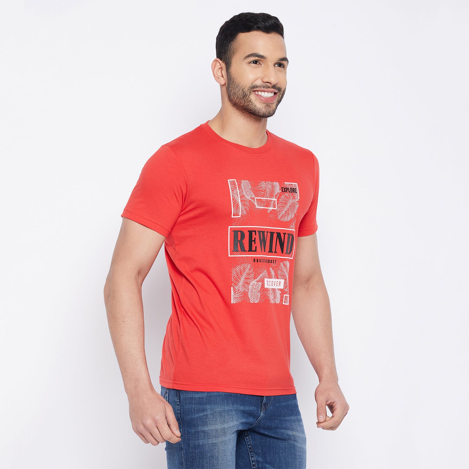 Duke Urban Men Half Sleeve Cotton T-shirt (ONLF232)