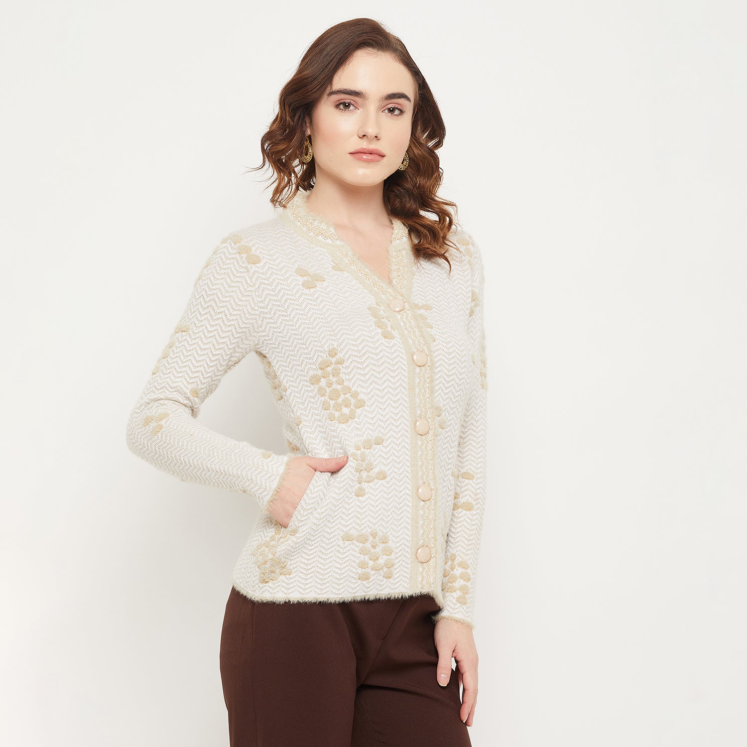 Duke Urban Women Self Design Cardigan (SDS1041)