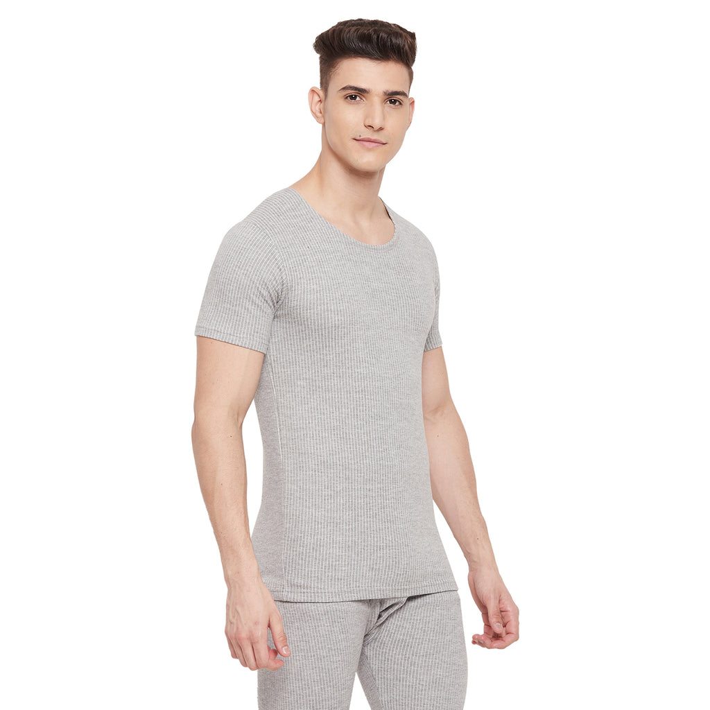 Duke Stardust Men Half Sleeve Top Thermal (D2GR-G)