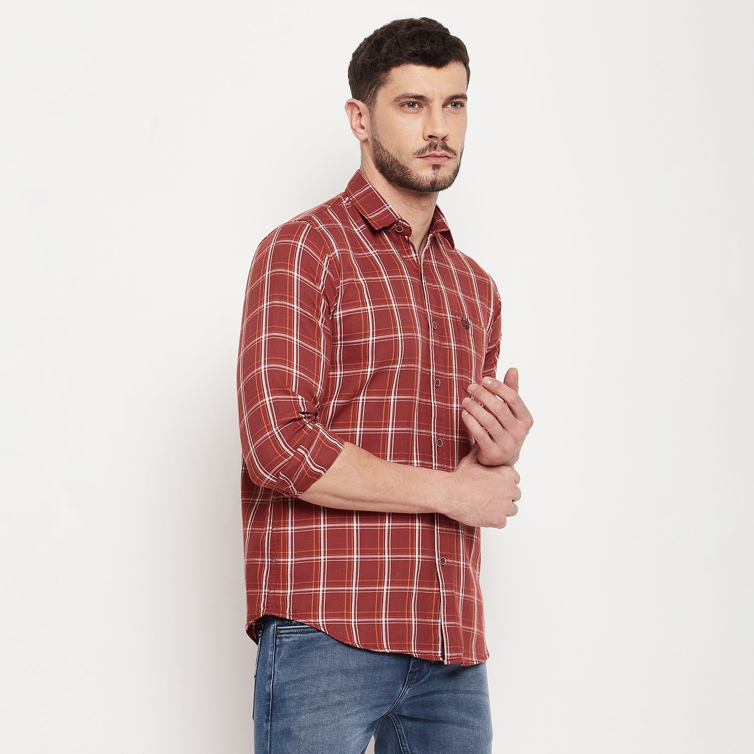 Duke Urban Men Full Sleeve Cotton Shirt (SDO6CKH)