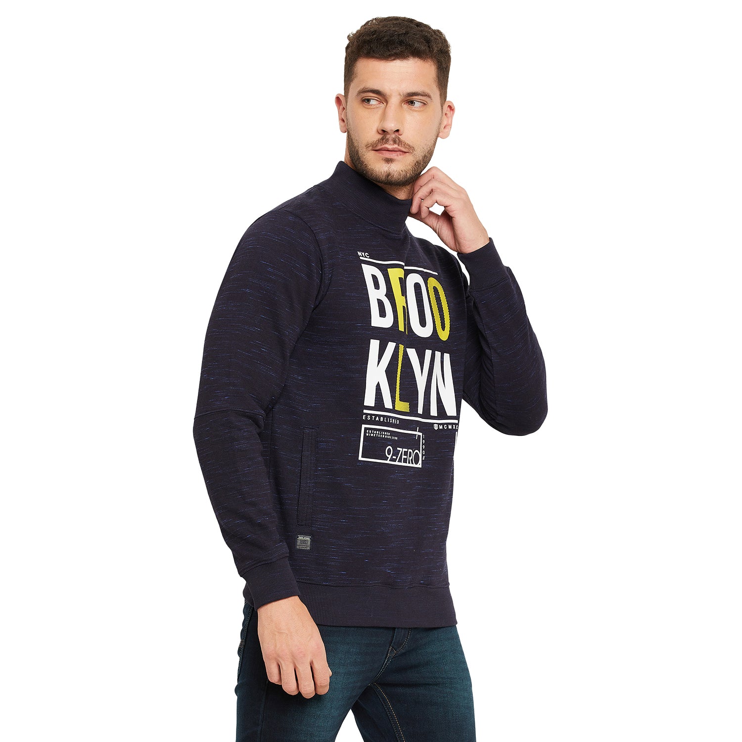 Duke Urban Men High Neck Sweatshirt (LF3874)