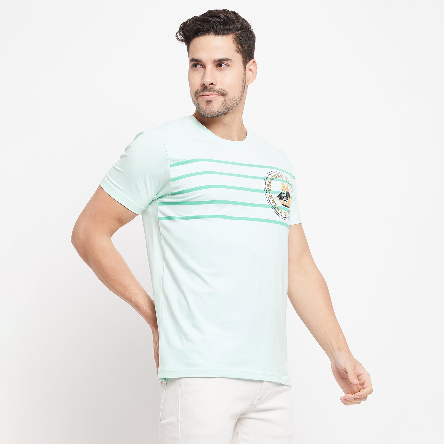Duke Stardust Men Half Sleeve Cotton T-shirt (LF5833)