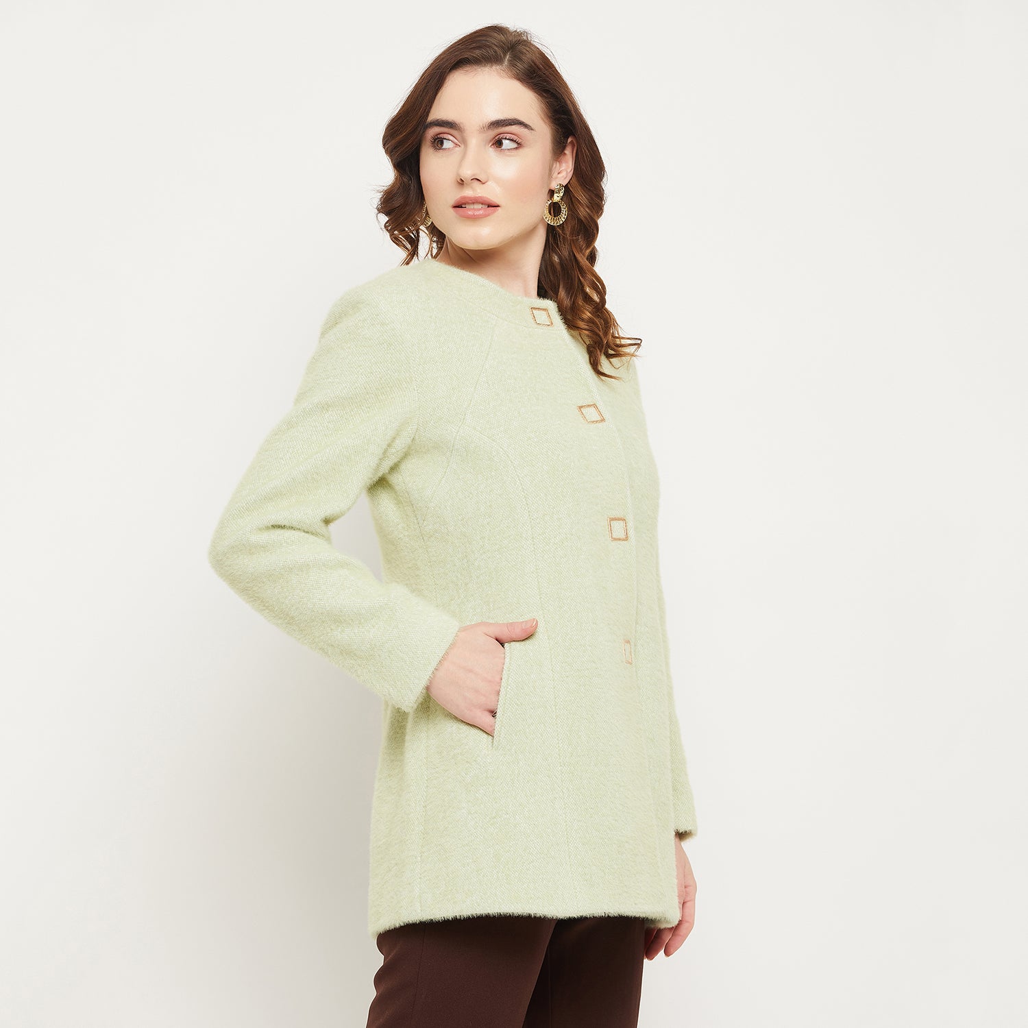 Duke Urban Women Round Neck Coat (SDZC102)