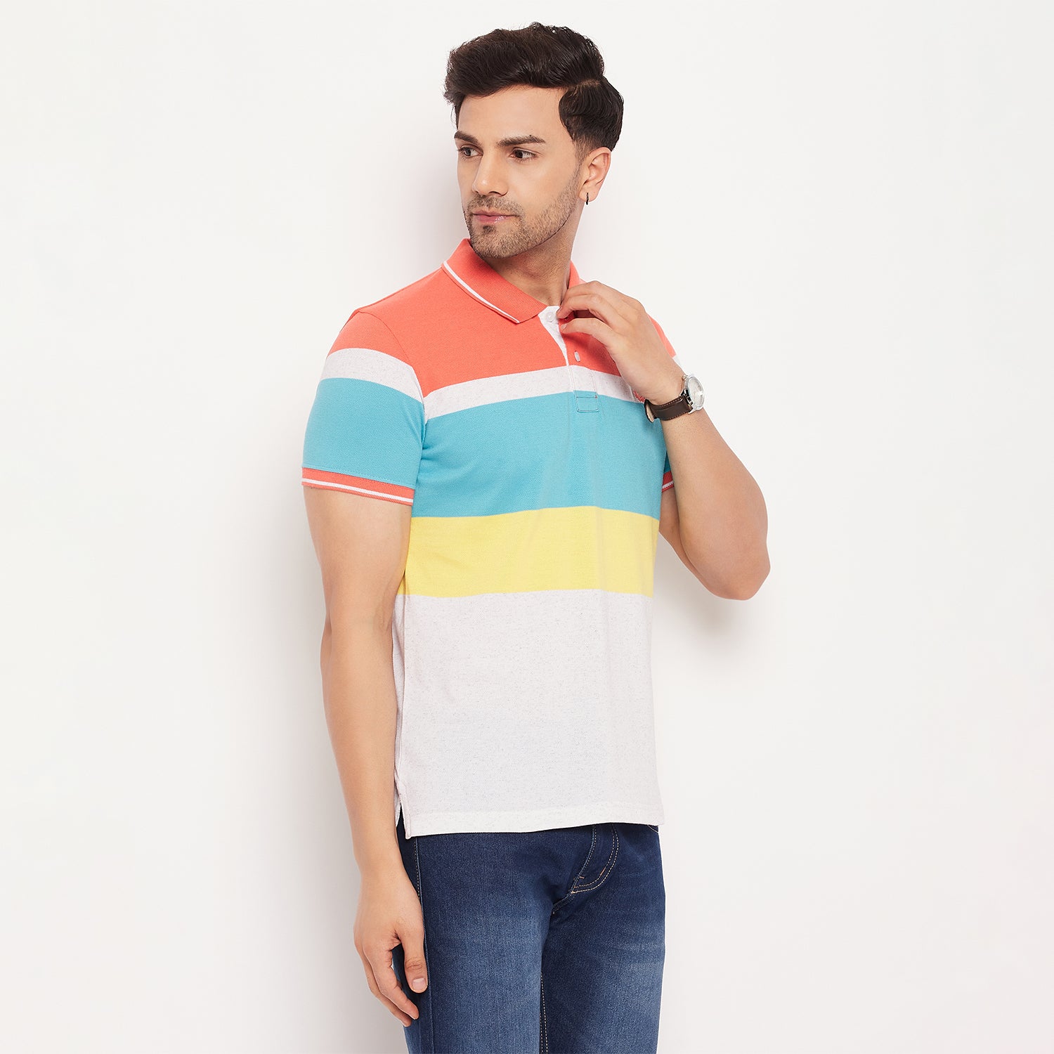 Duke Stardust Men Half Sleeve Cotton Tshirt (LF5725)
