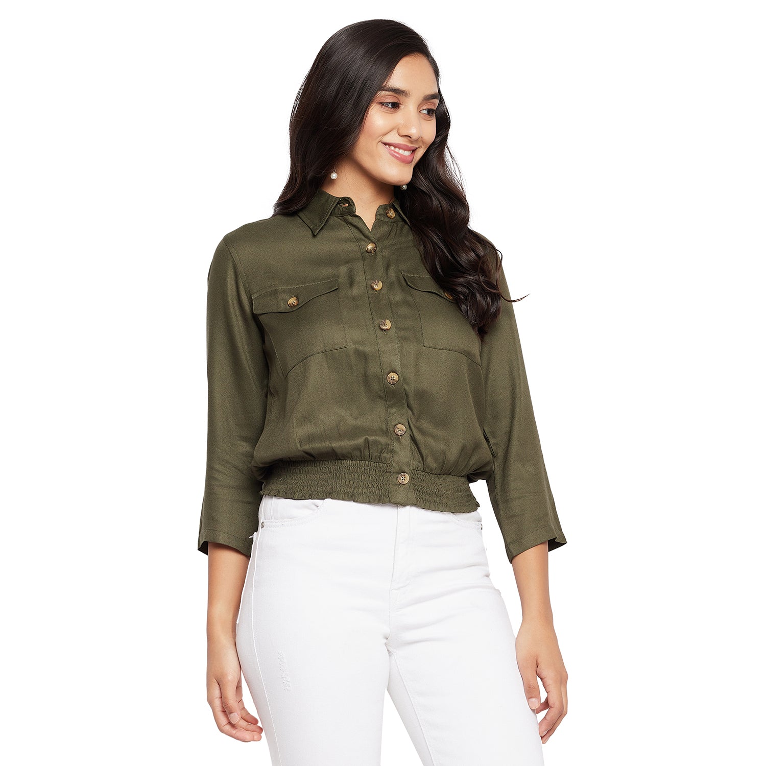 Duke Stardust Ladies Crop Shirt (SDX3805)