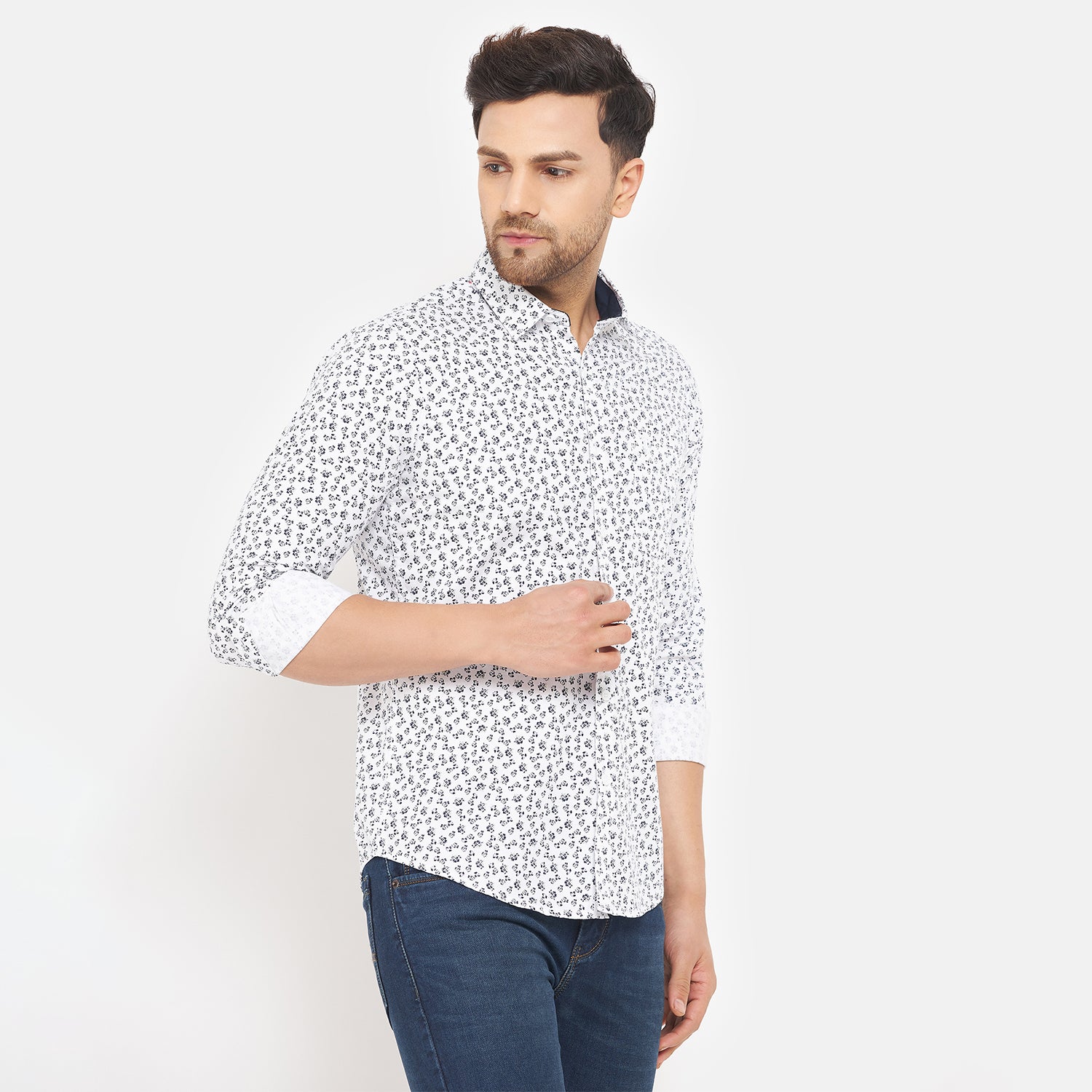 Duke Urban Men Full Sleeve Cotton Shirt (SDO7PRTI)
