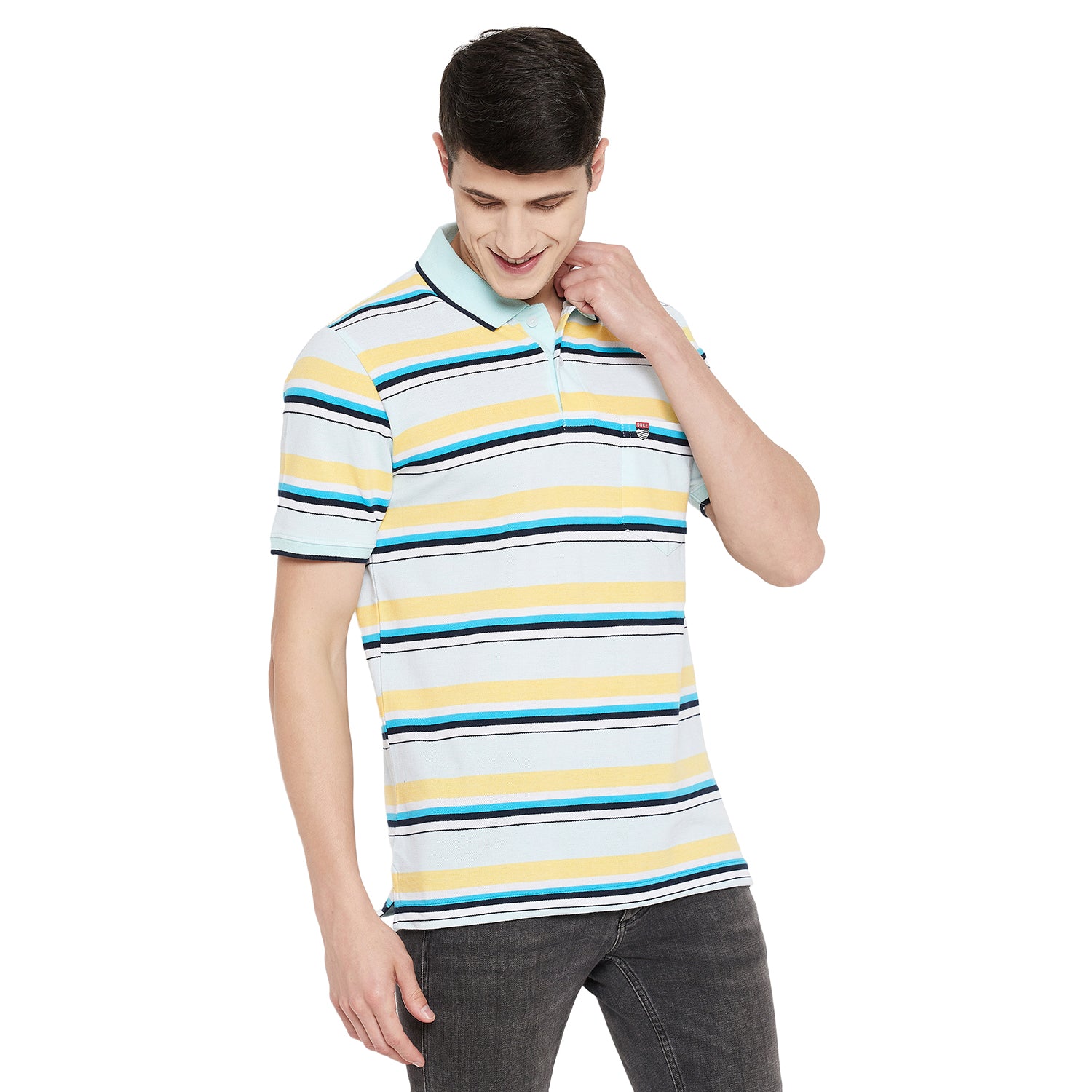 Duke Stardust Men Half Sleeve Cotton T-Shirt (LF5358)