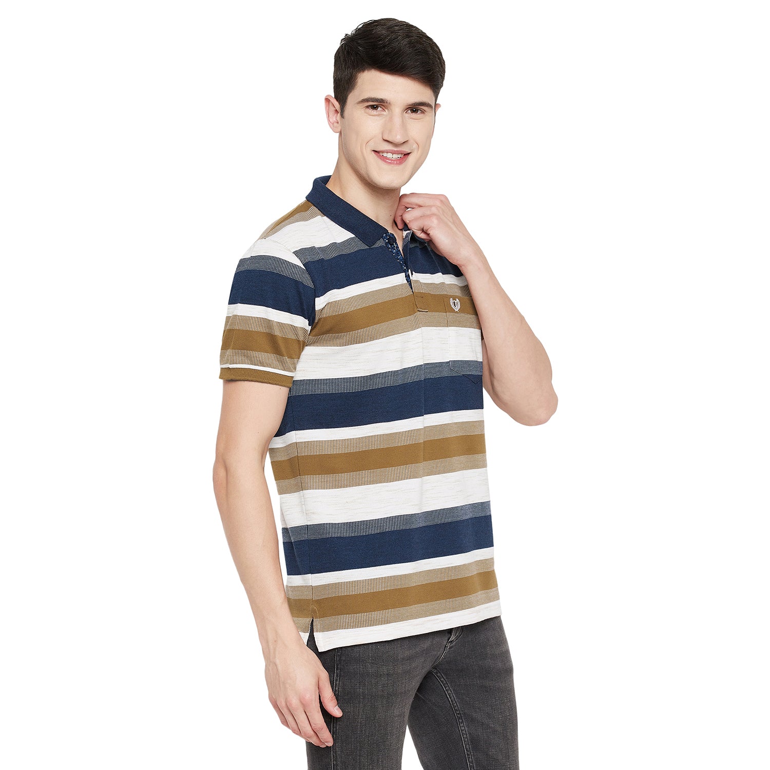 Duke Stardust Men Half Sleeve Cotton T-Shirt (LF5318)