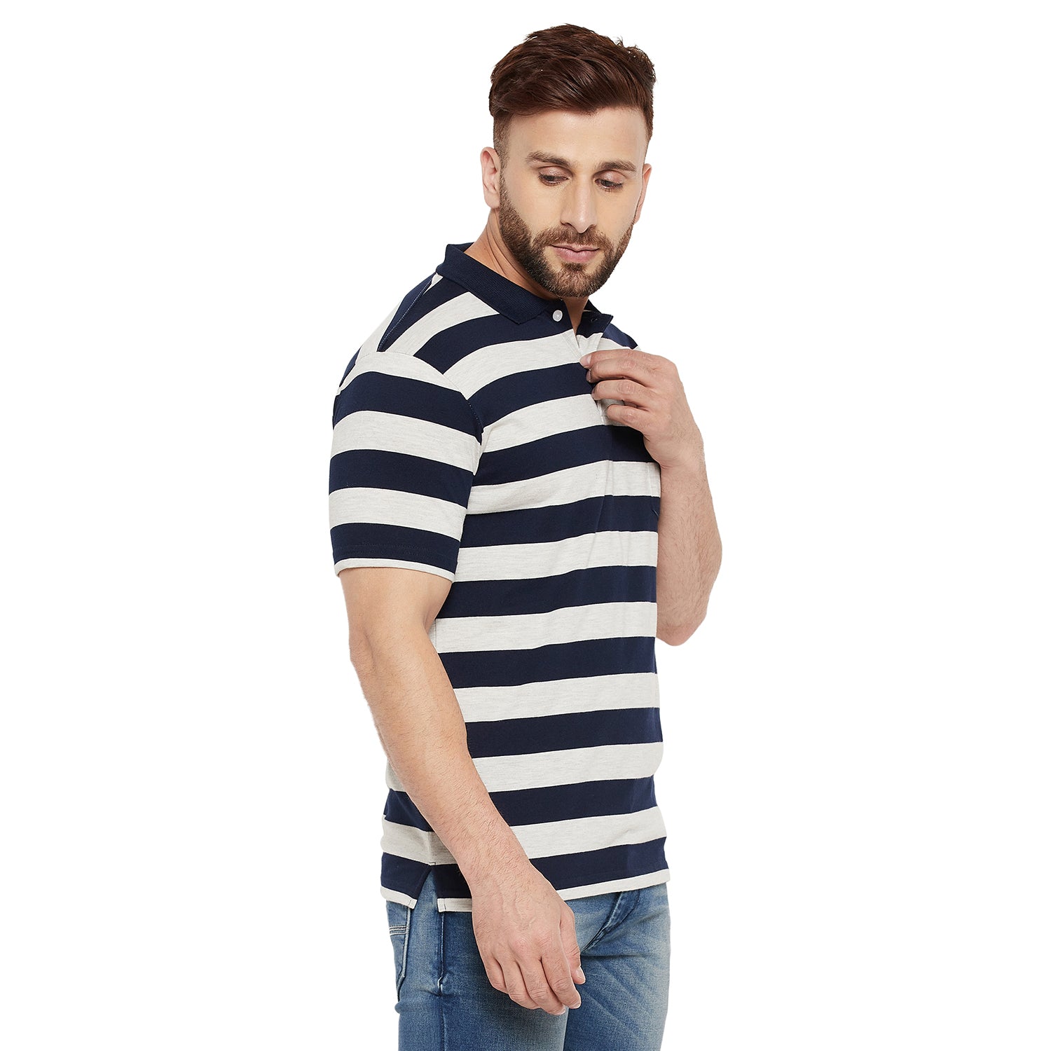 Duke Stardust Men Half Sleeve Cotton T-Shirt (MTLF344)