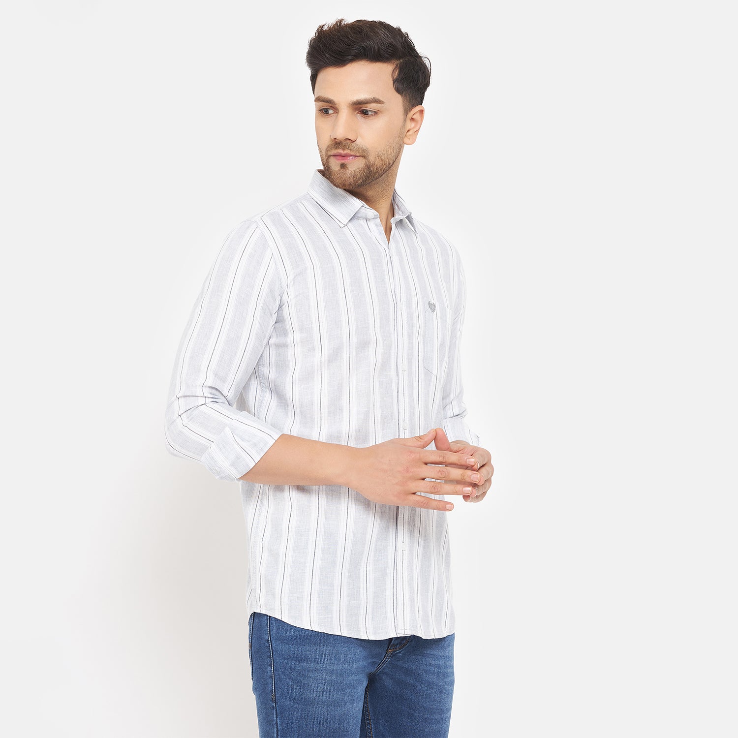 Duke Stardust Men Full Sleeve Cotton Shirt (SDO6CKP)