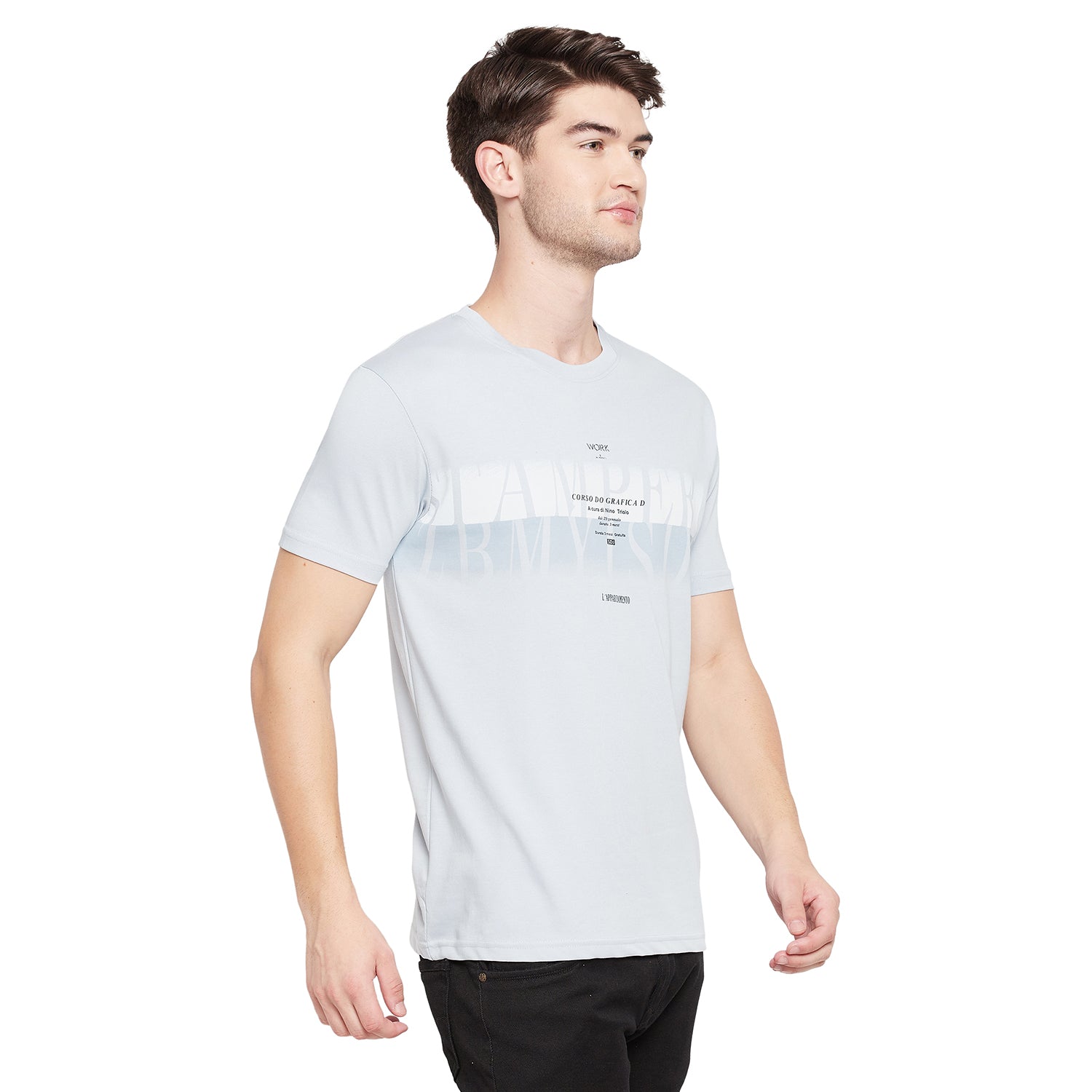 Duke Stardust Men Half Sleeve Cotton T-shirt (LF5032)